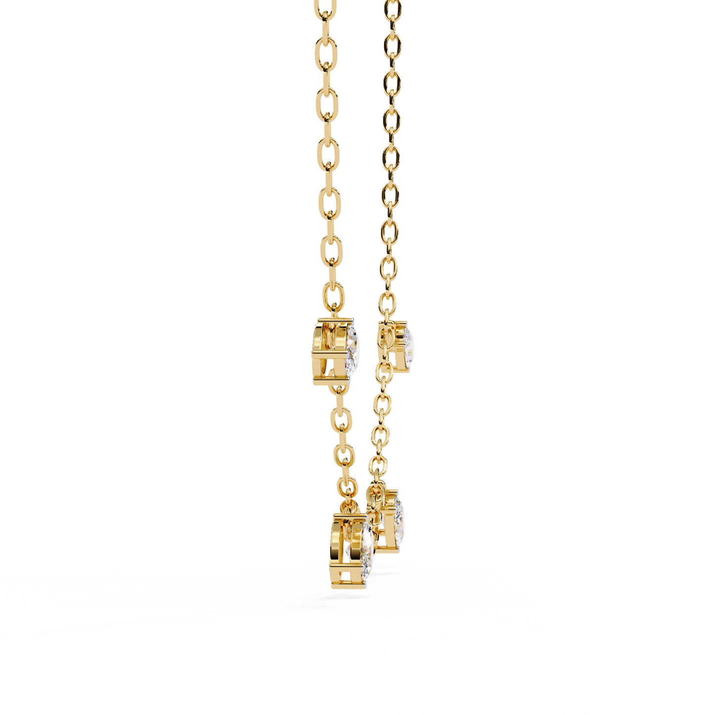 Vela Noire Diamond Necklace