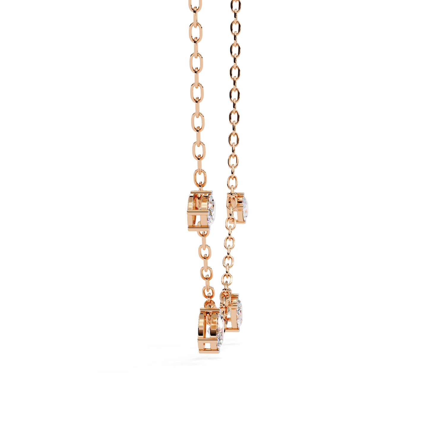 Vela Noire Diamond Necklace