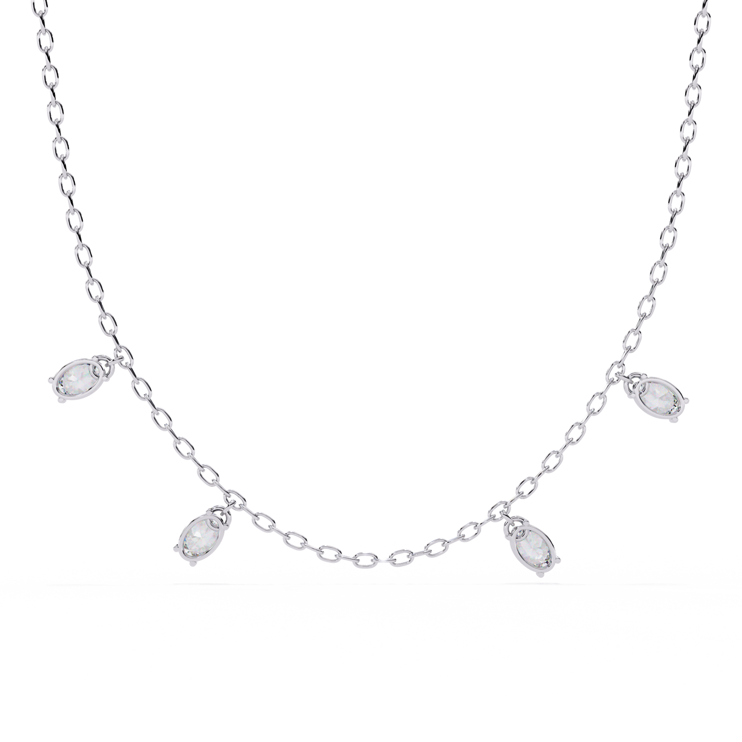Vela Noire Diamond Necklace