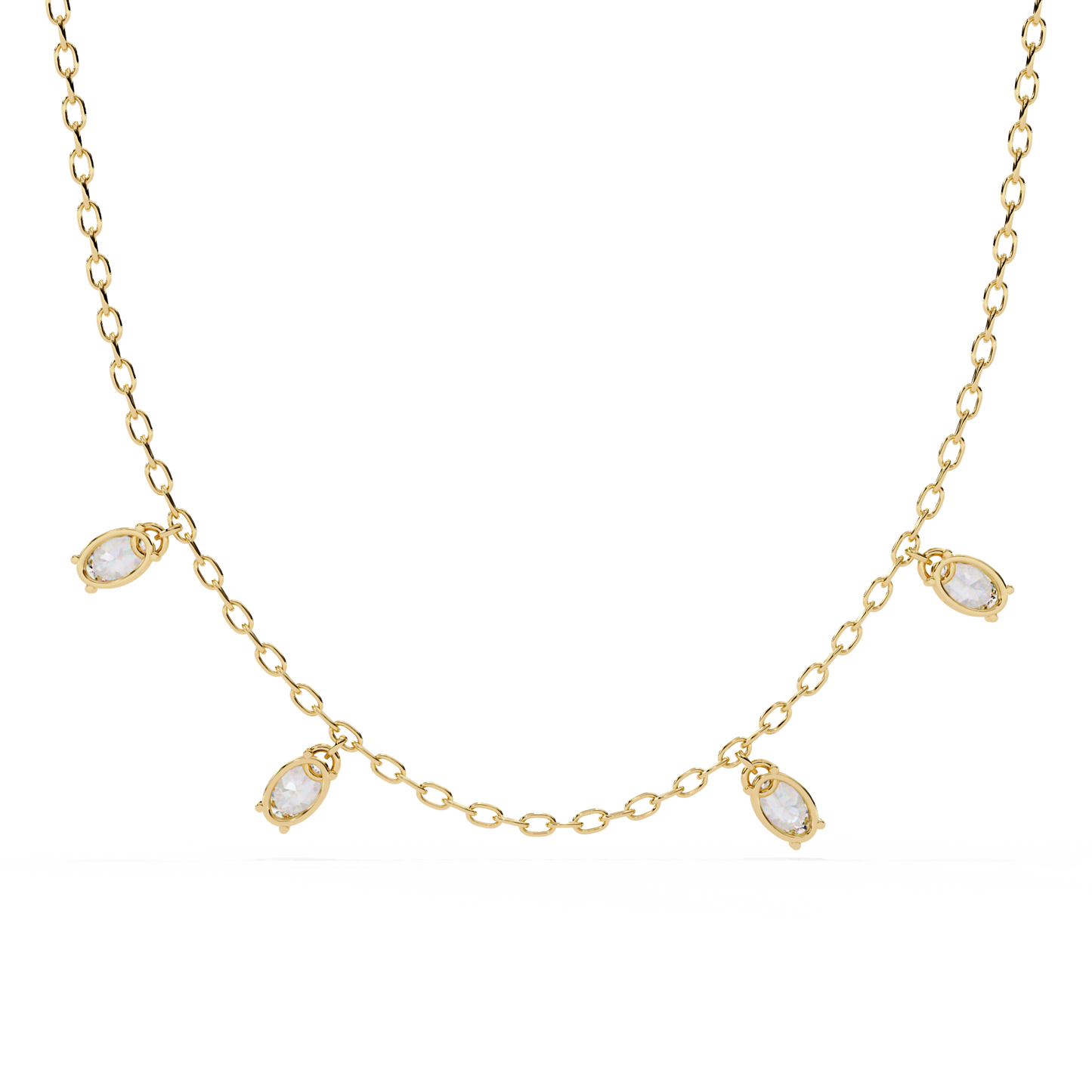 Vela Noire Diamond Necklace