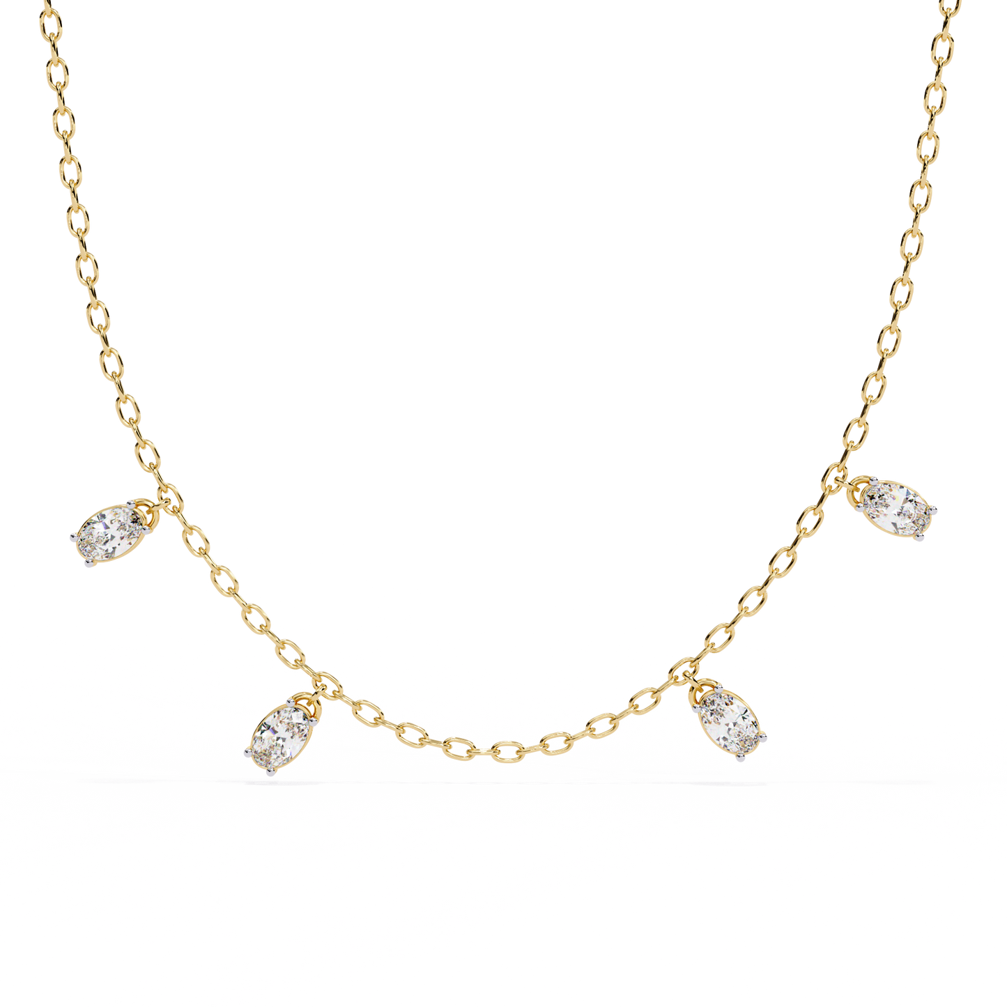 Vela Noire Diamond Necklace