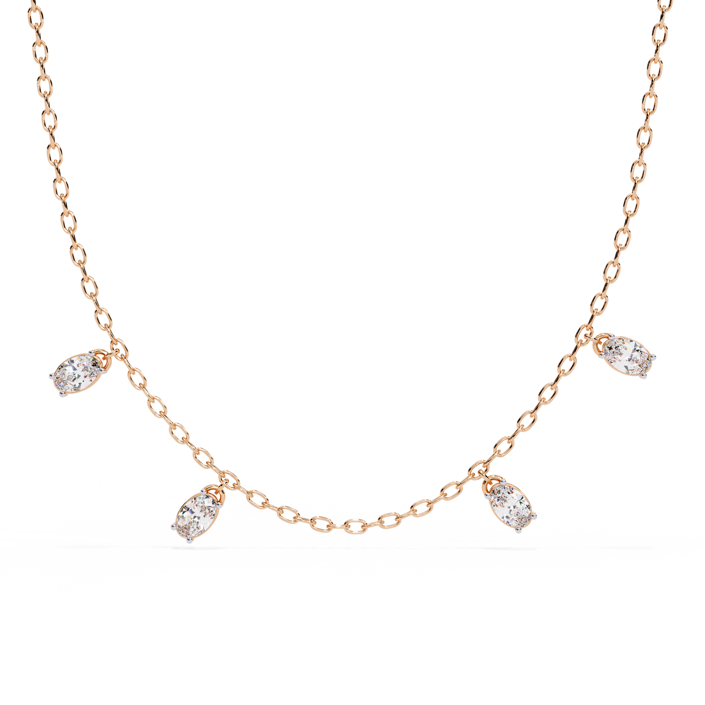 Vela Noire Diamond Necklace