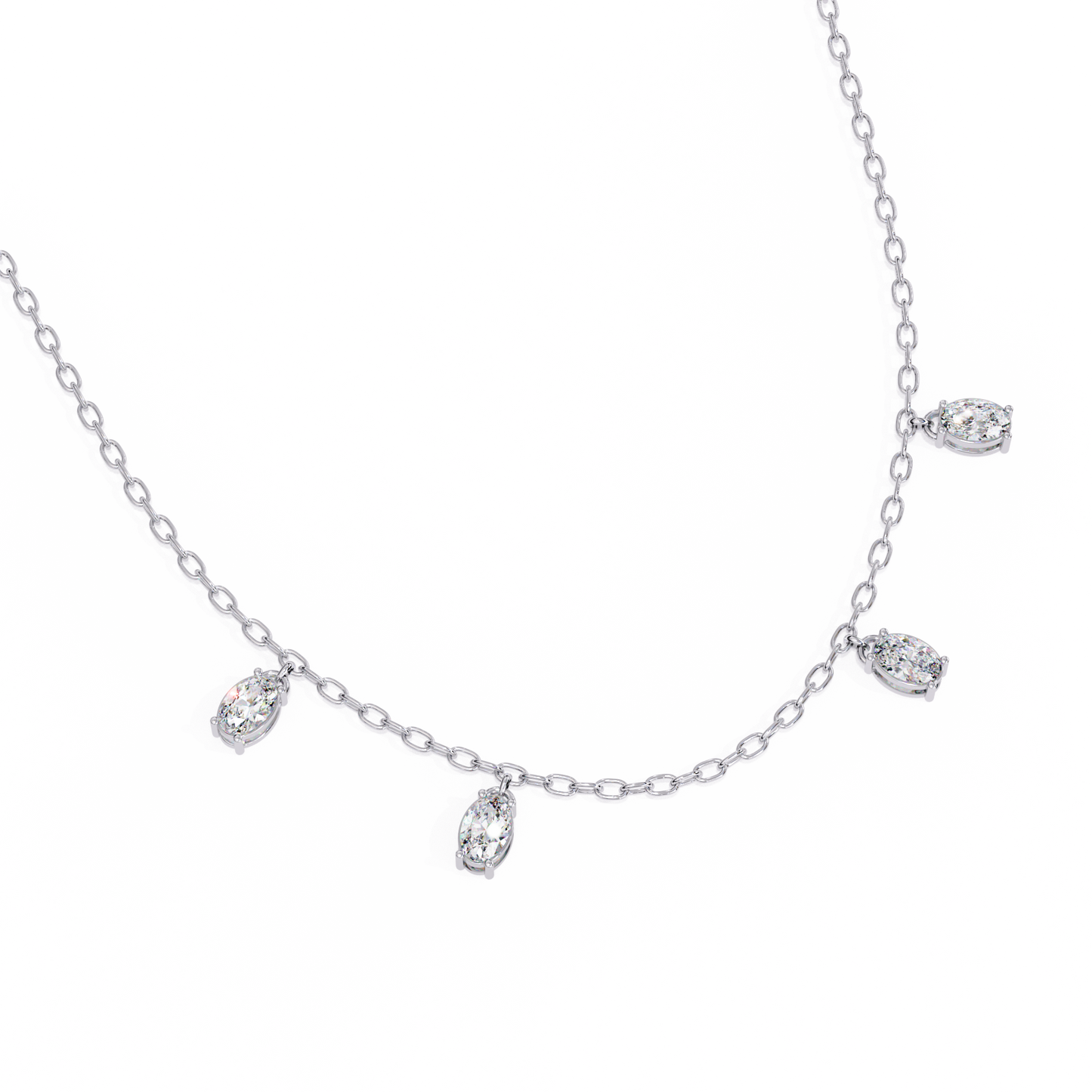 Vela Noire Diamond Necklace