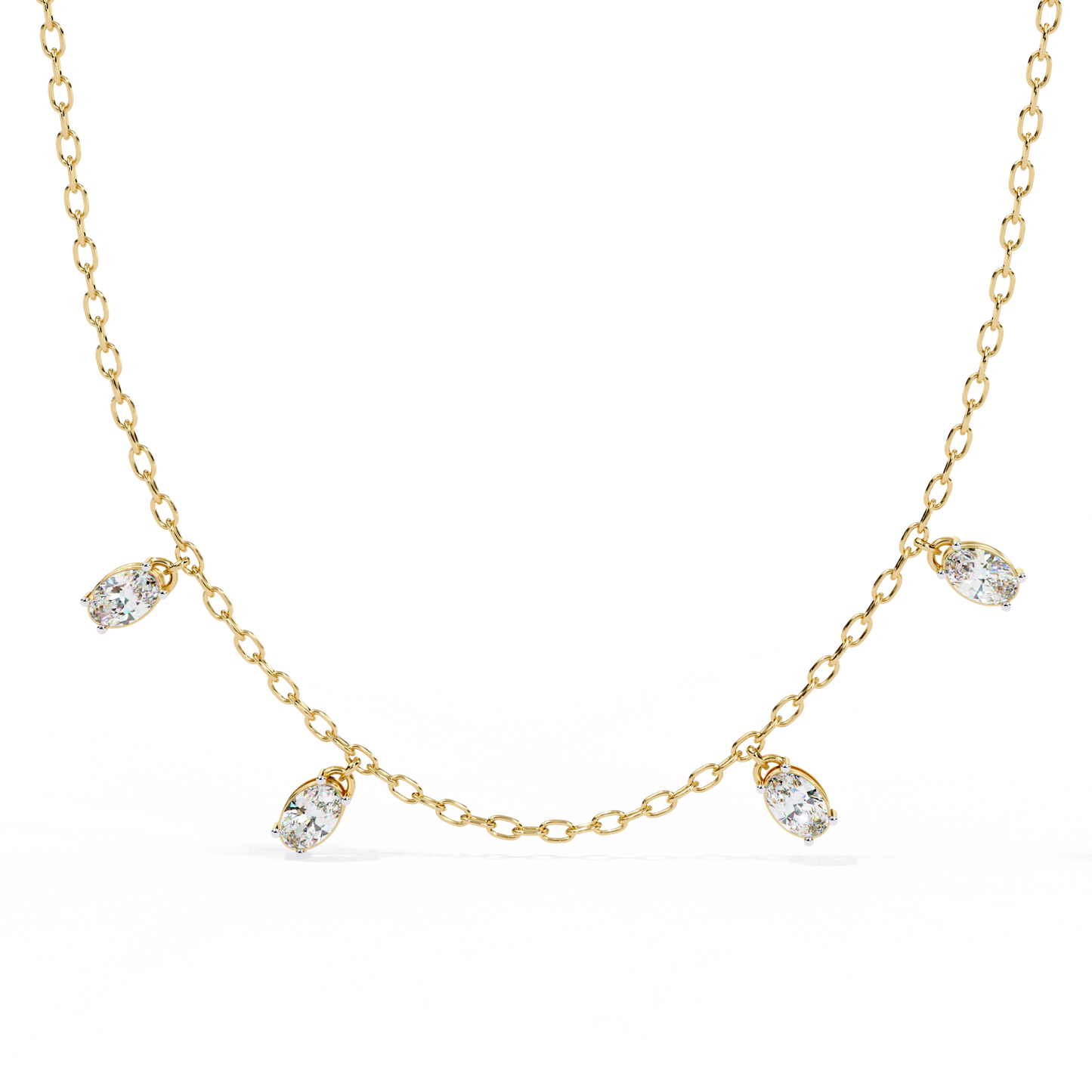 Vela Noire Diamond Necklace