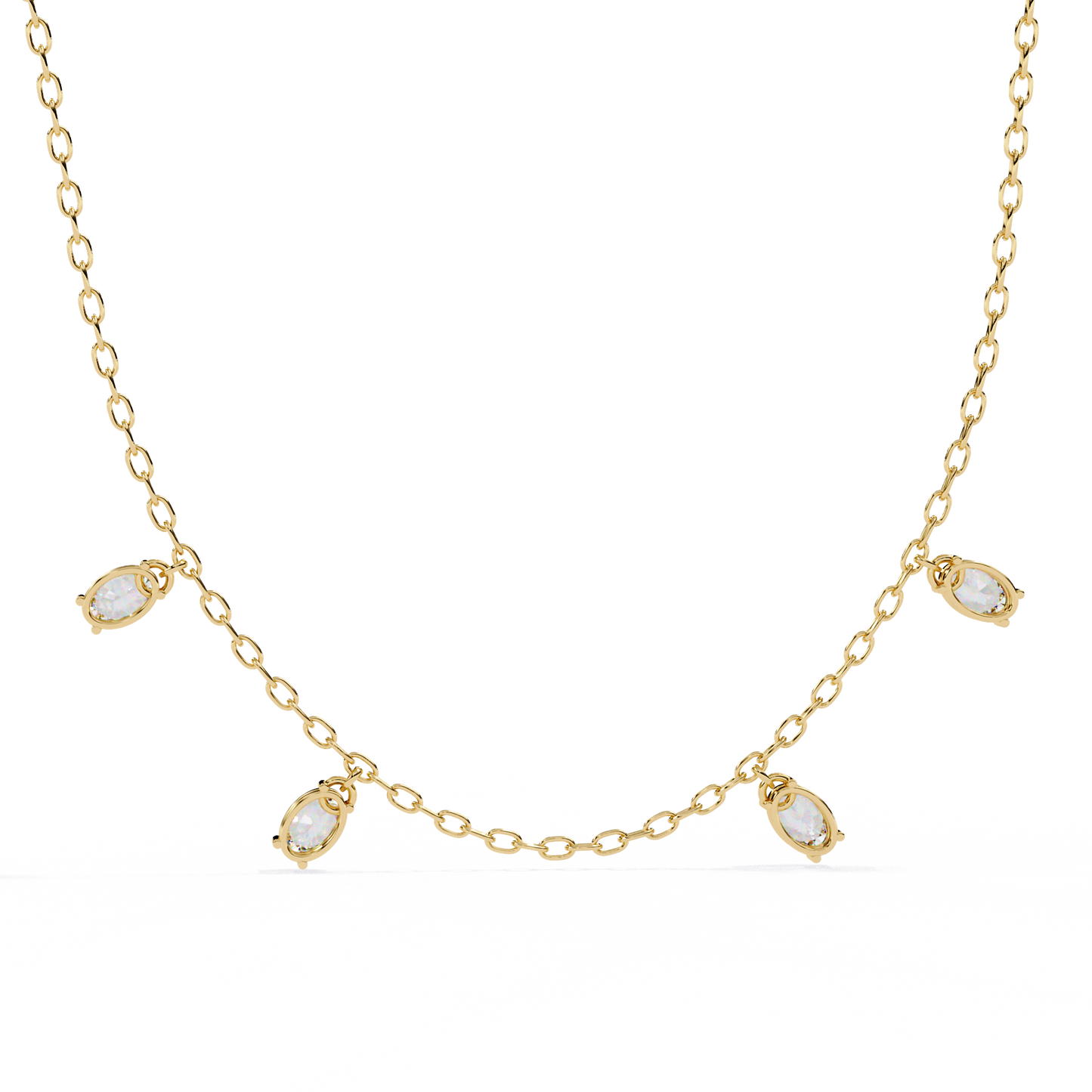 Vela Noire Diamond Necklace