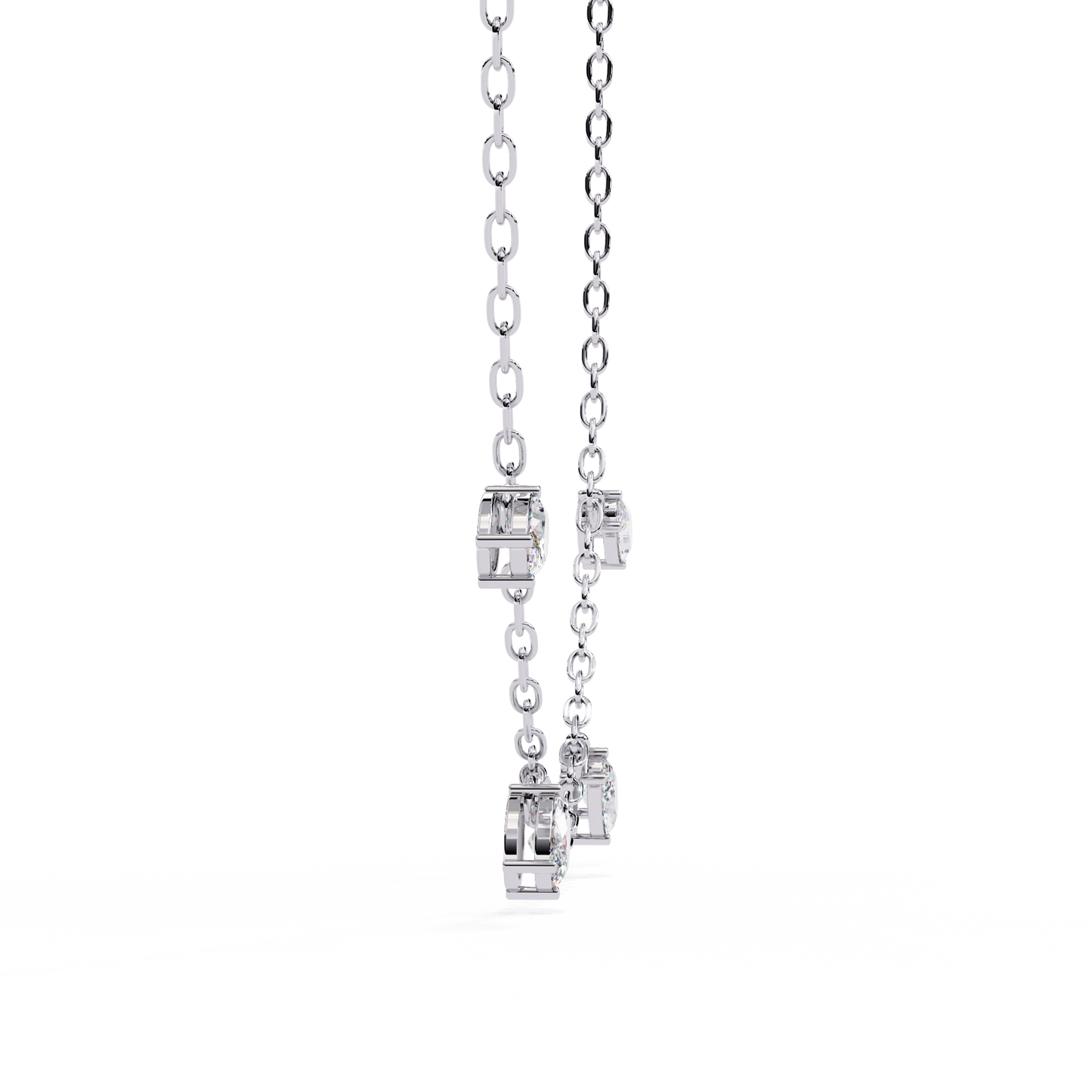 Vela Noire Diamond Necklace