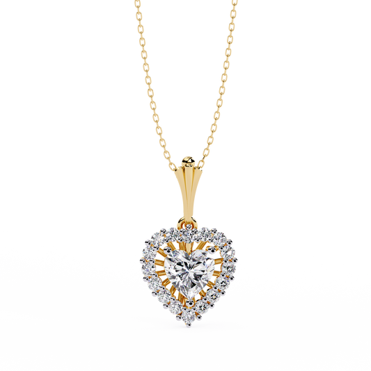 Aria Stellata Diamond Pendant with Chain