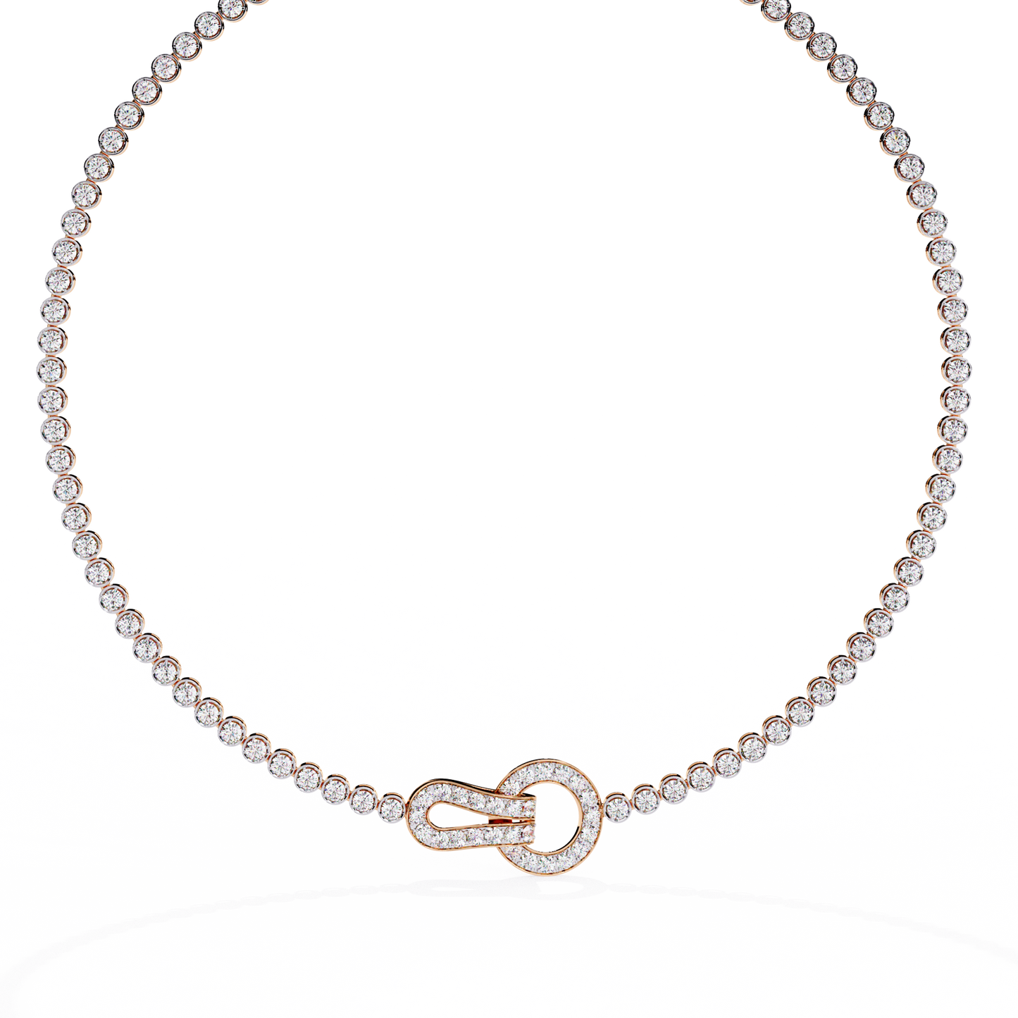 Fleur Lune Diamond Necklace