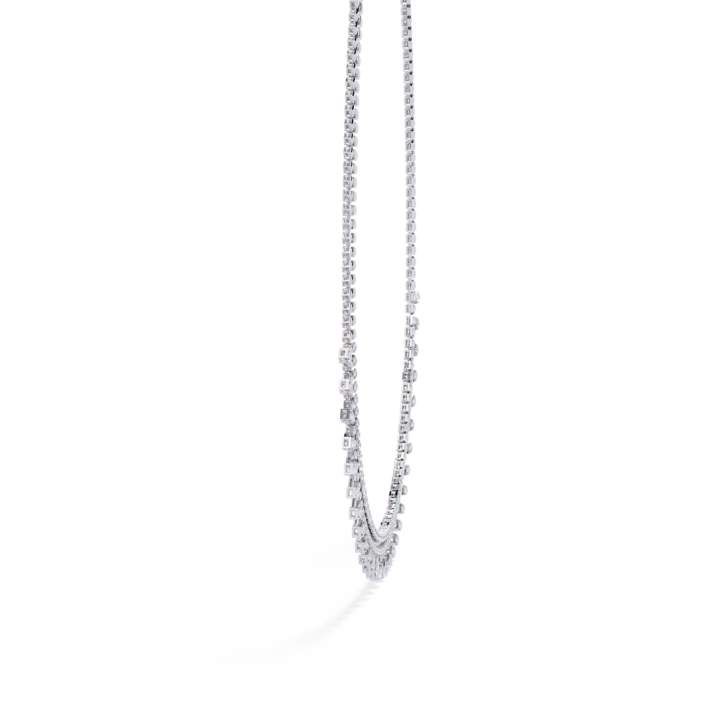 Lyra Blanc Diamond Necklace