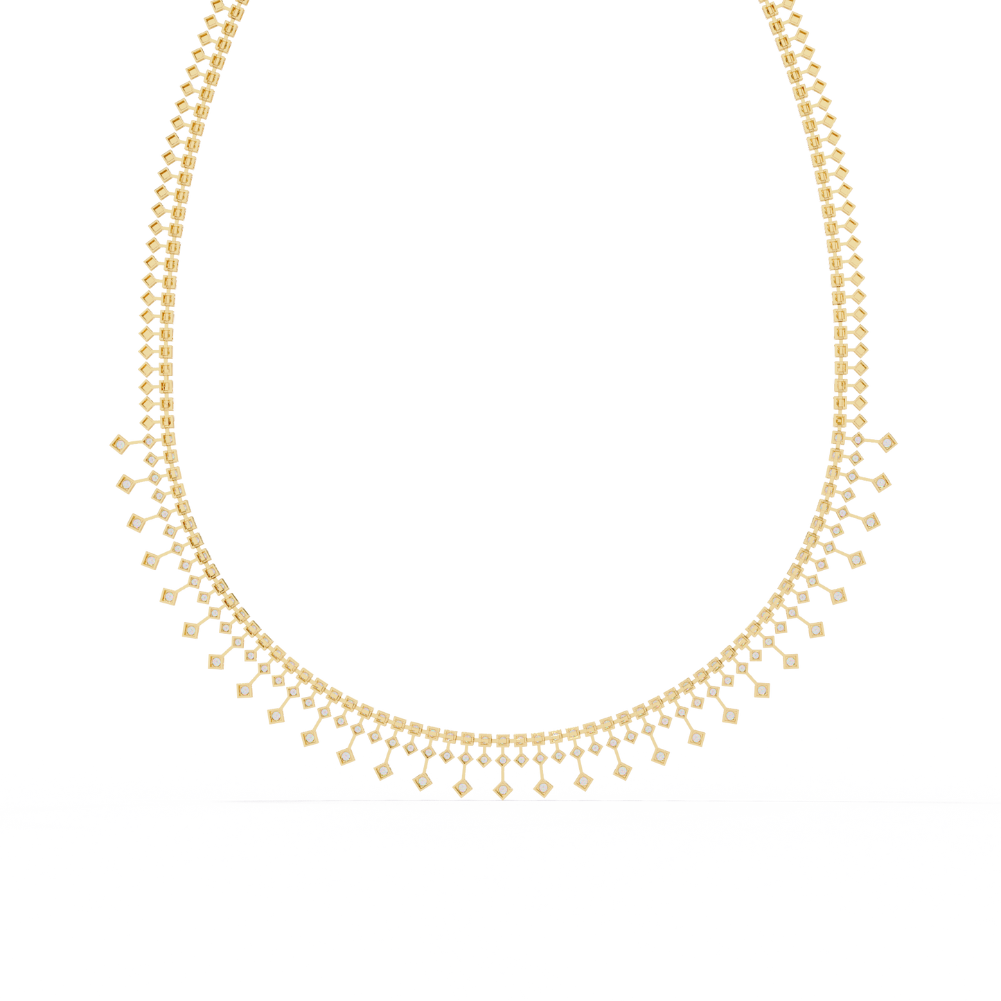 Lyra Blanc Diamond Necklace
