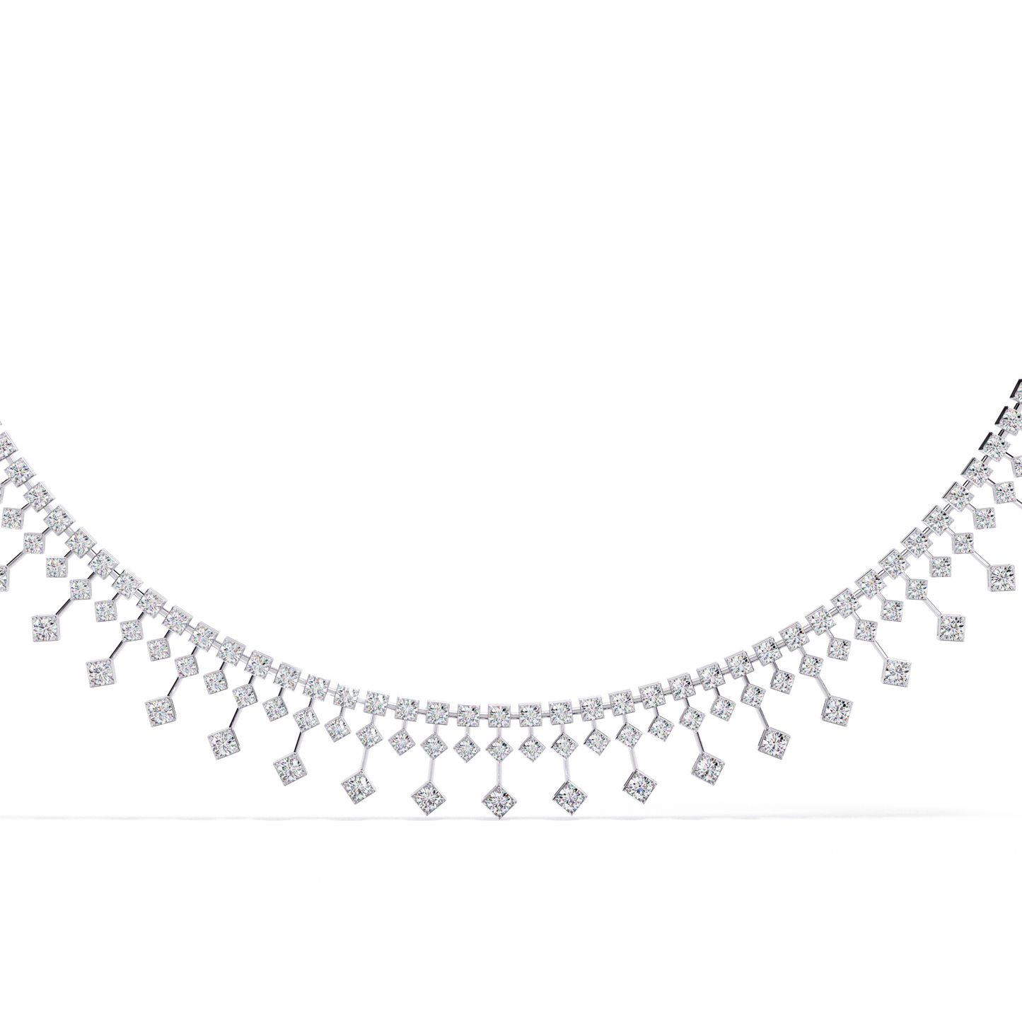 Lyra Blanc Diamond Necklace