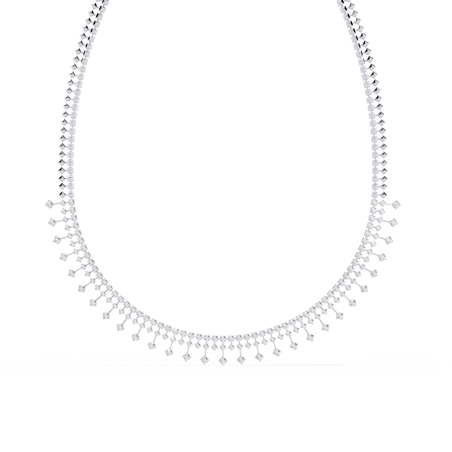 Lyra Blanc Diamond Necklace