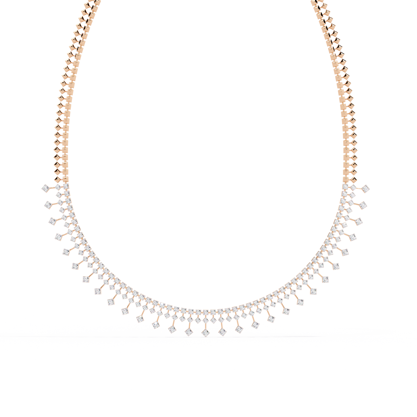 Lyra Blanc Diamond Necklace