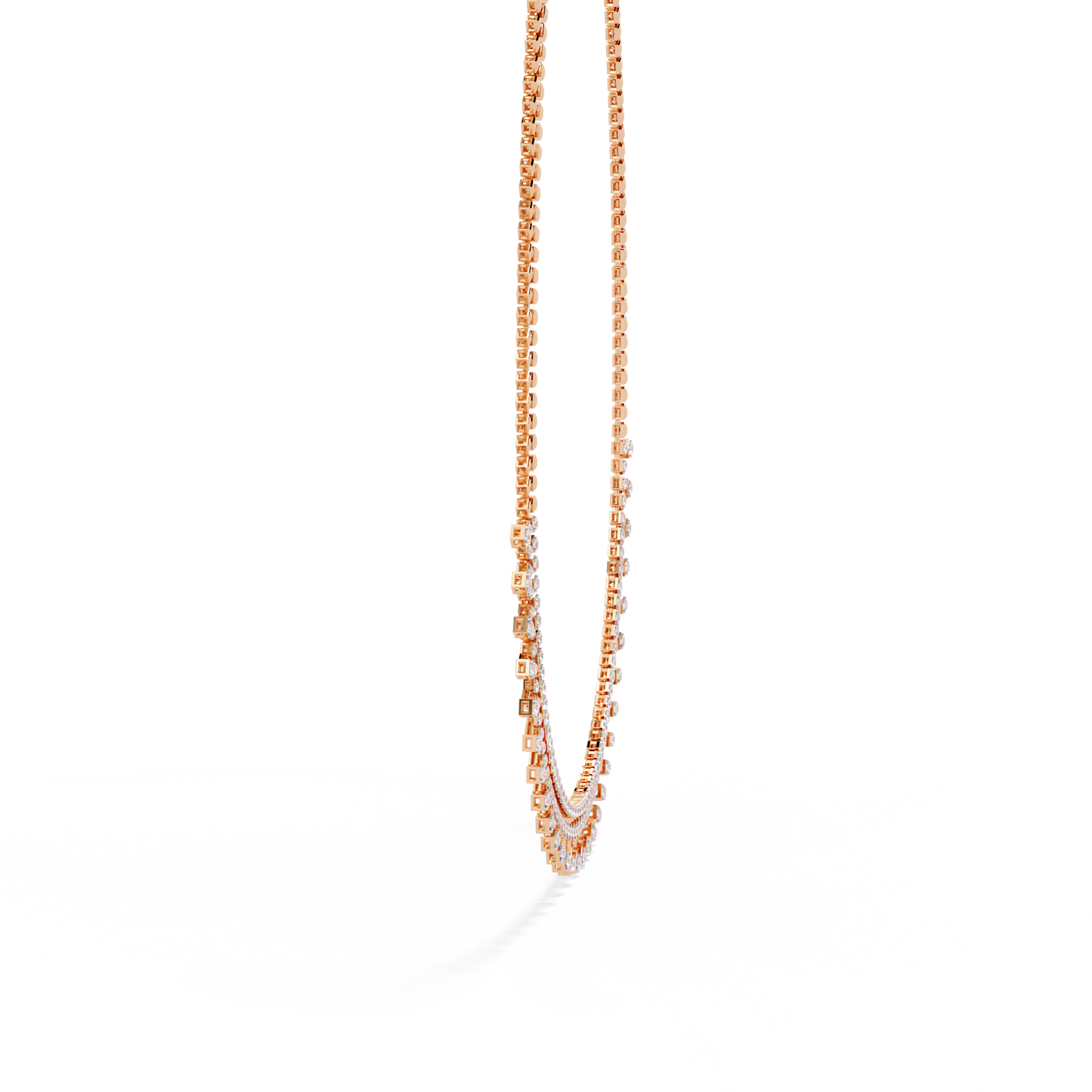 Lyra Blanc Diamond Necklace