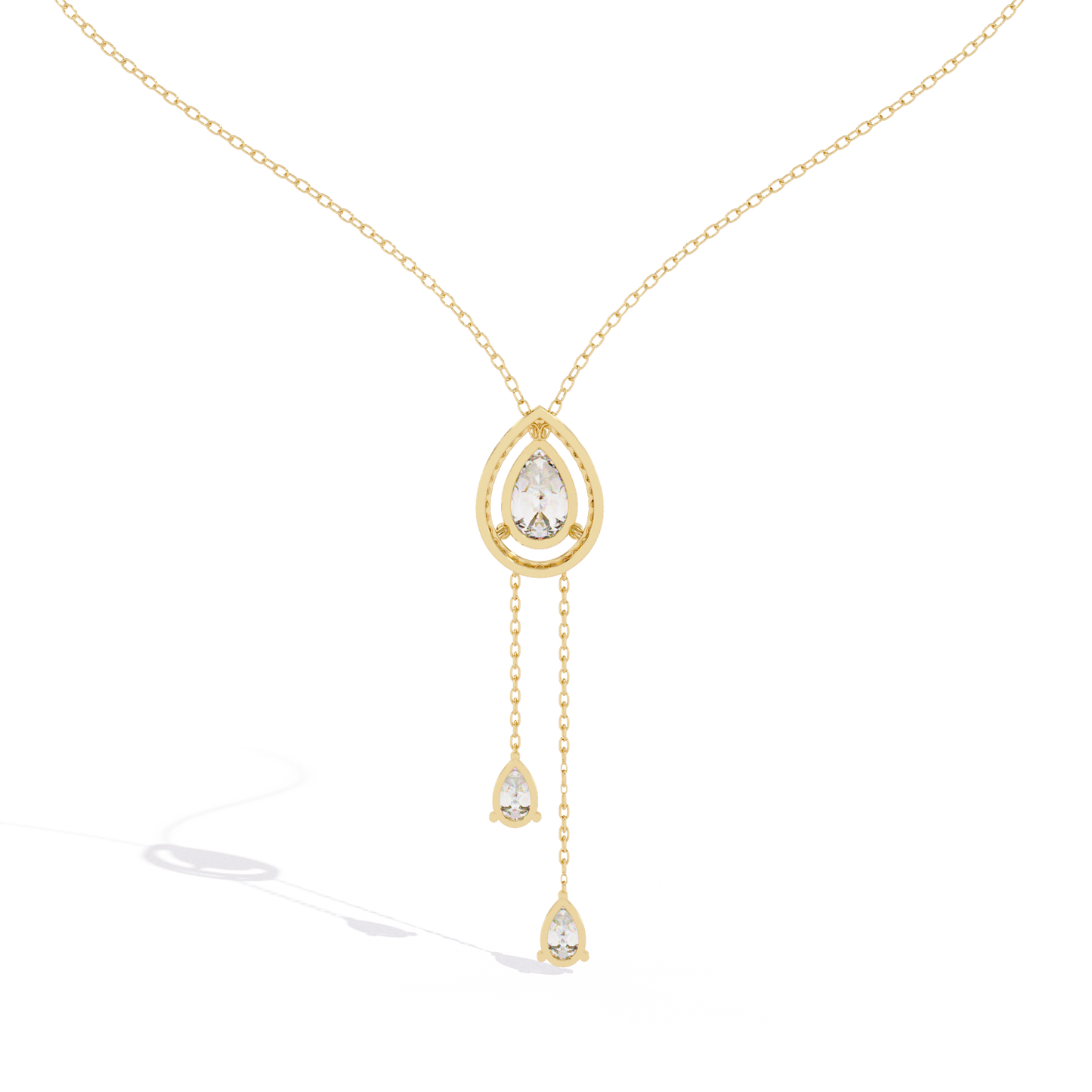 Enchanted Ember Diamond Necklace