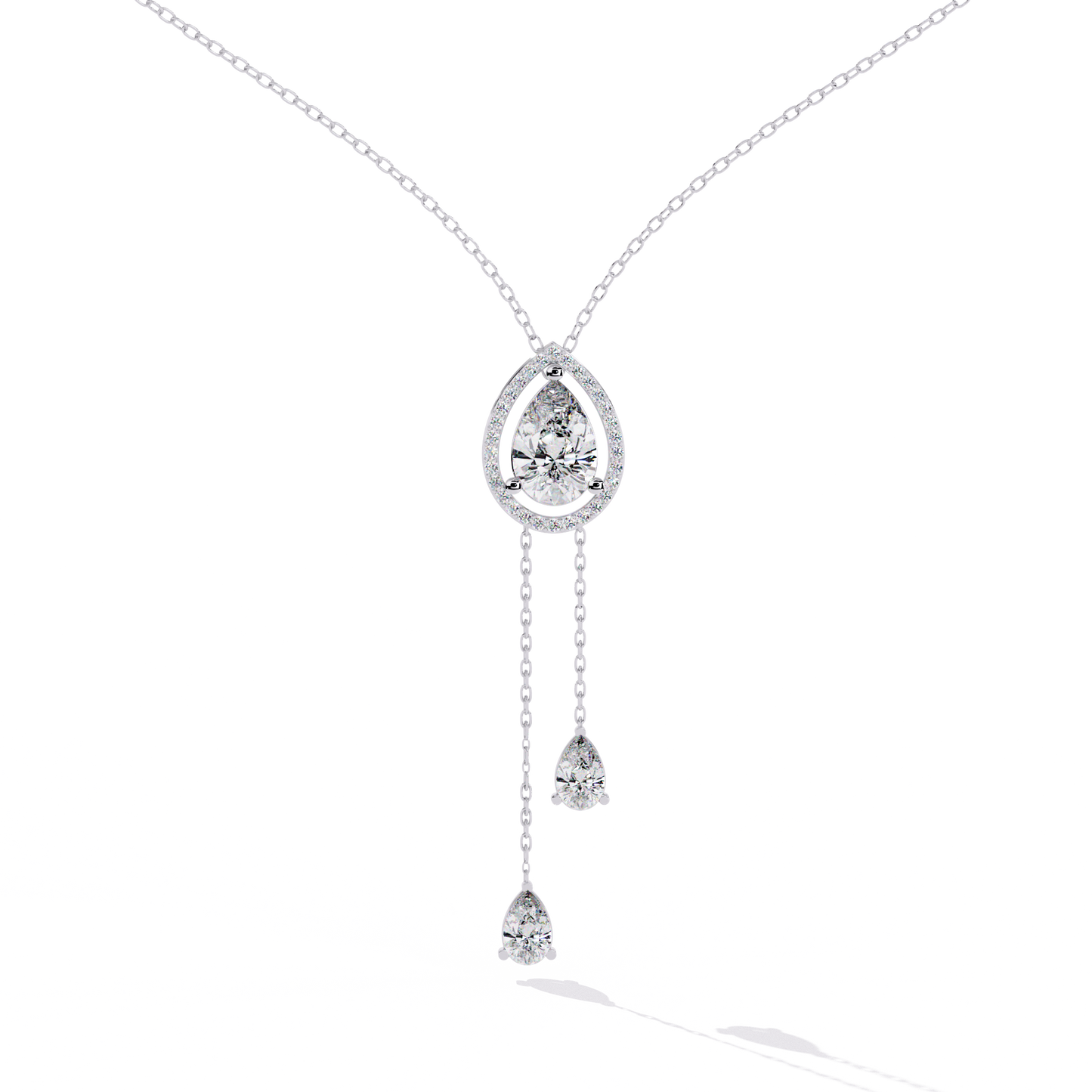 Enchanted Ember Diamond Necklace