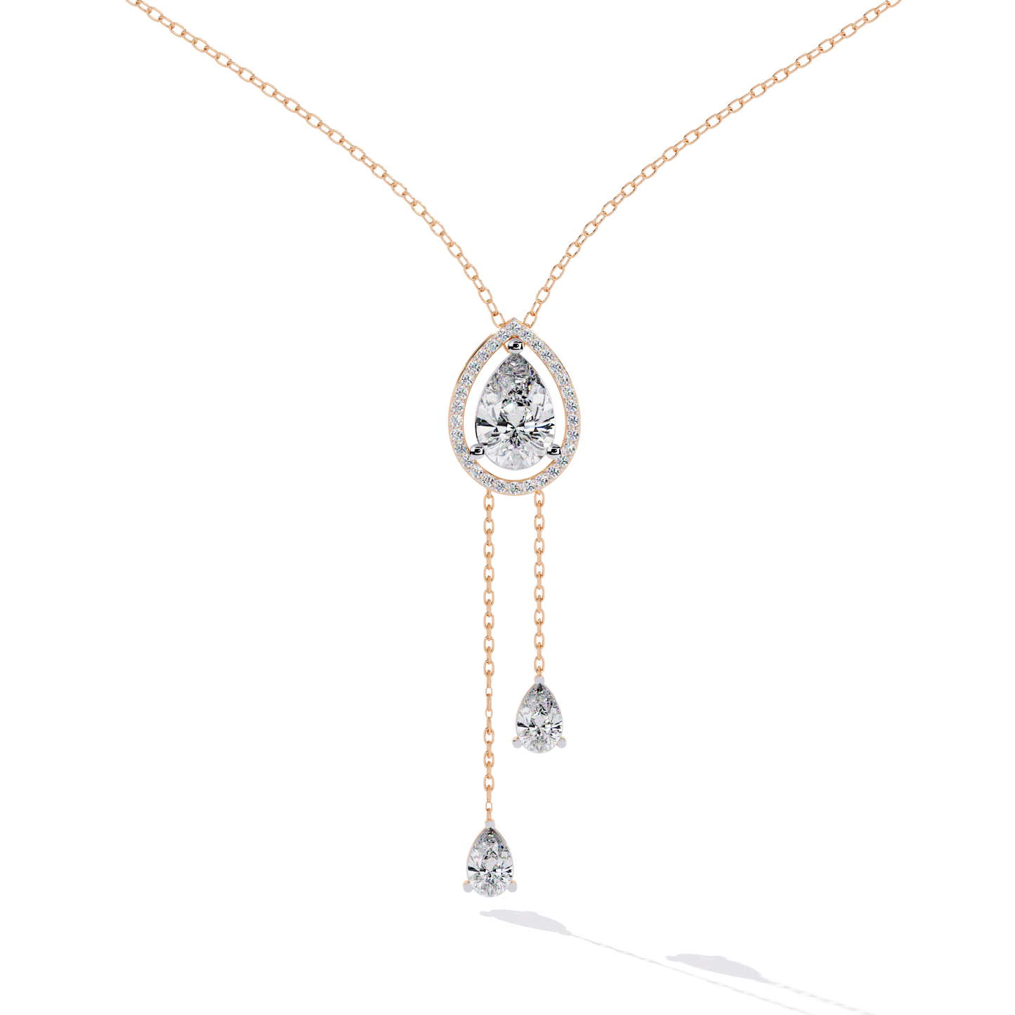Enchanted Ember Diamond Necklace