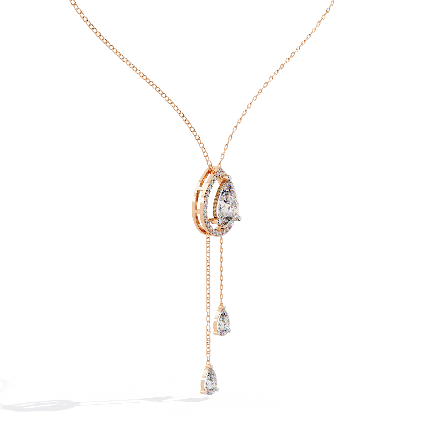 Enchanted Ember Diamond Necklace