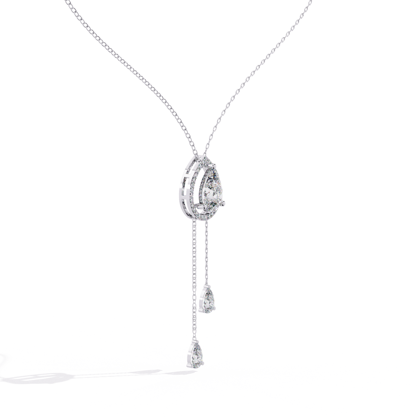 Enchanted Ember Diamond Necklace
