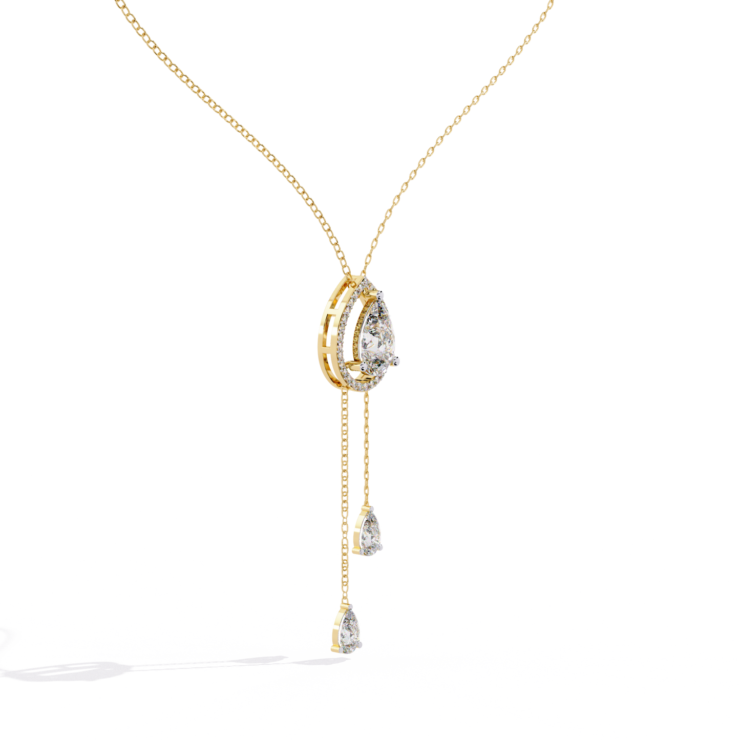 Enchanted Ember Diamond Necklace