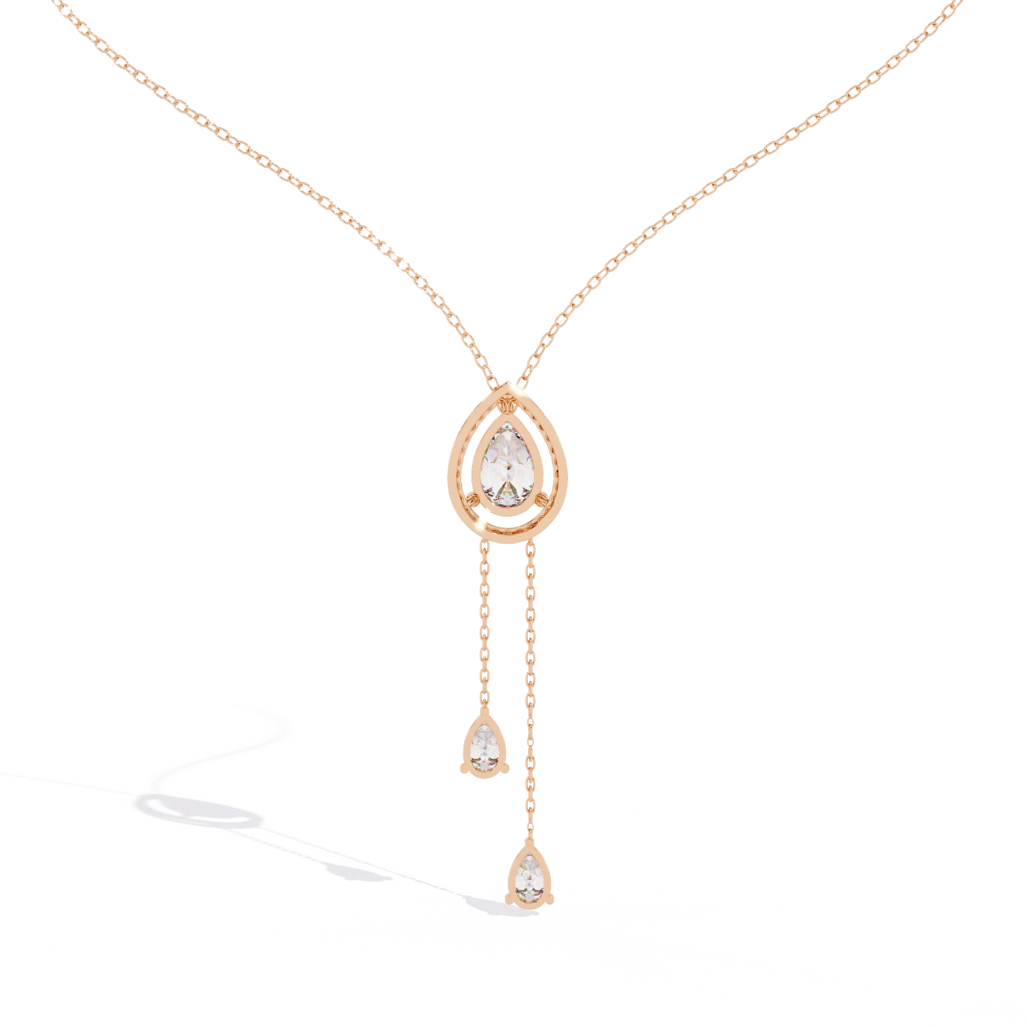 Enchanted Ember Diamond Necklace