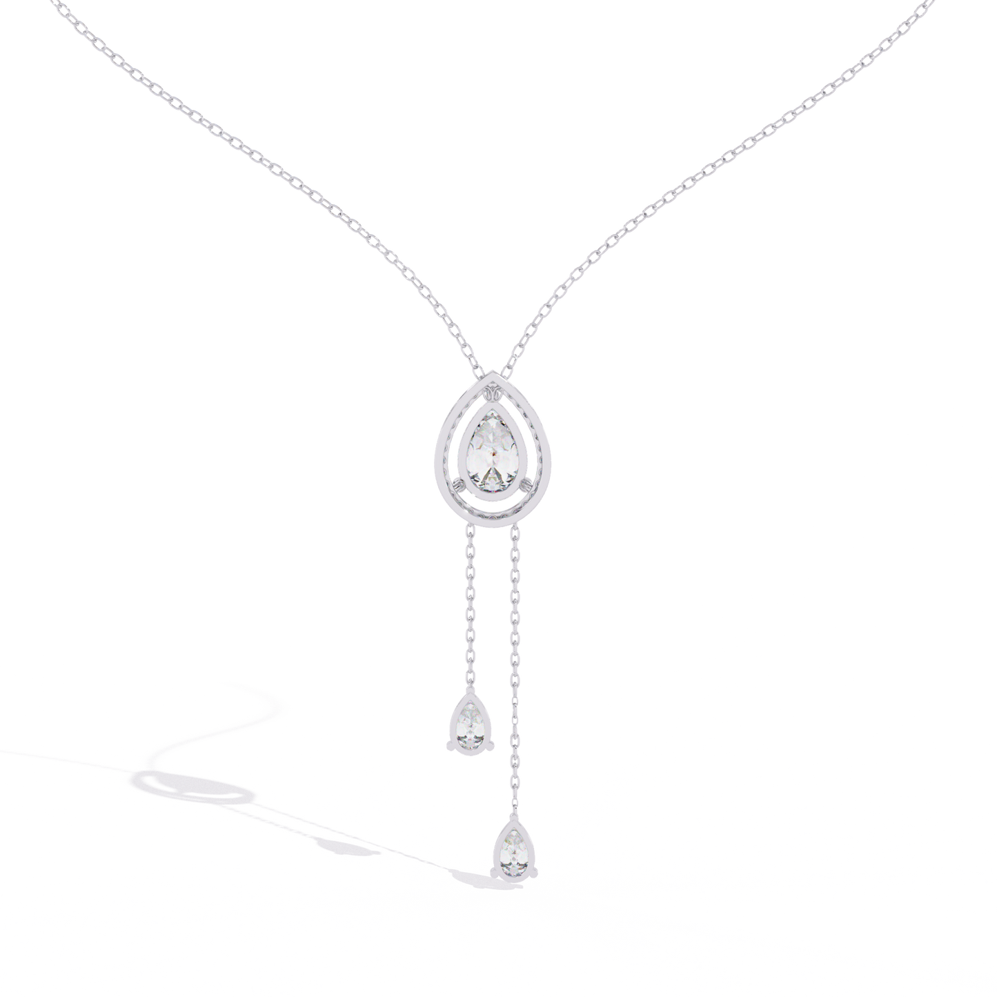 Enchanted Ember Diamond Necklace