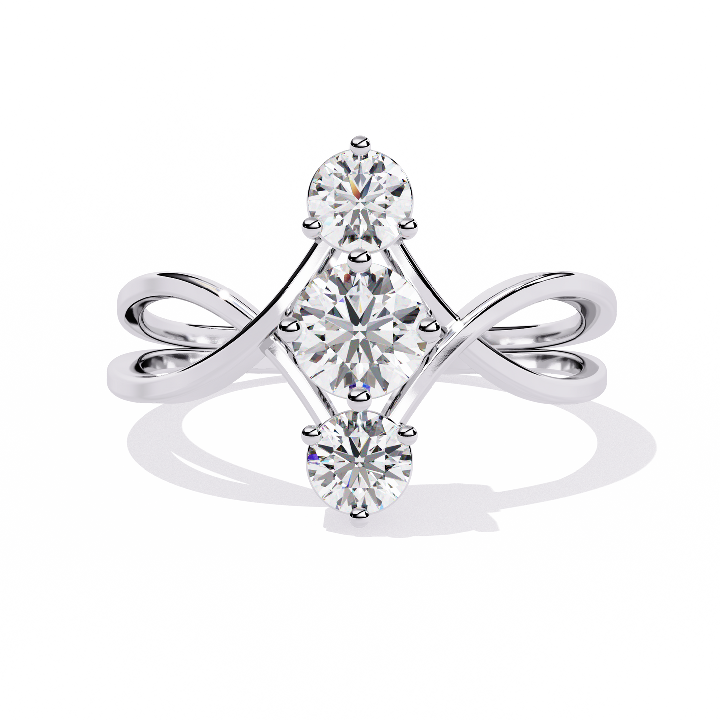 Celeste Trio Diamond Ring