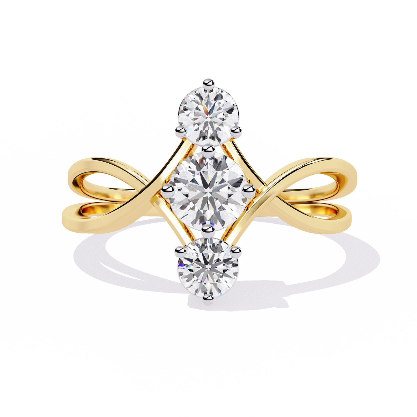 Celeste Trio Diamond Ring