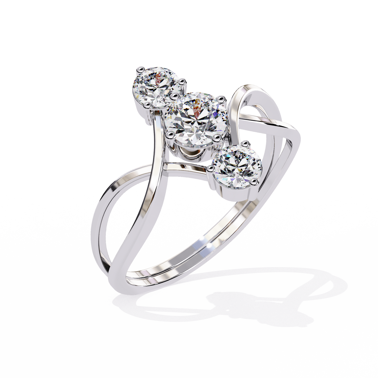 Celeste Trio Diamond Ring