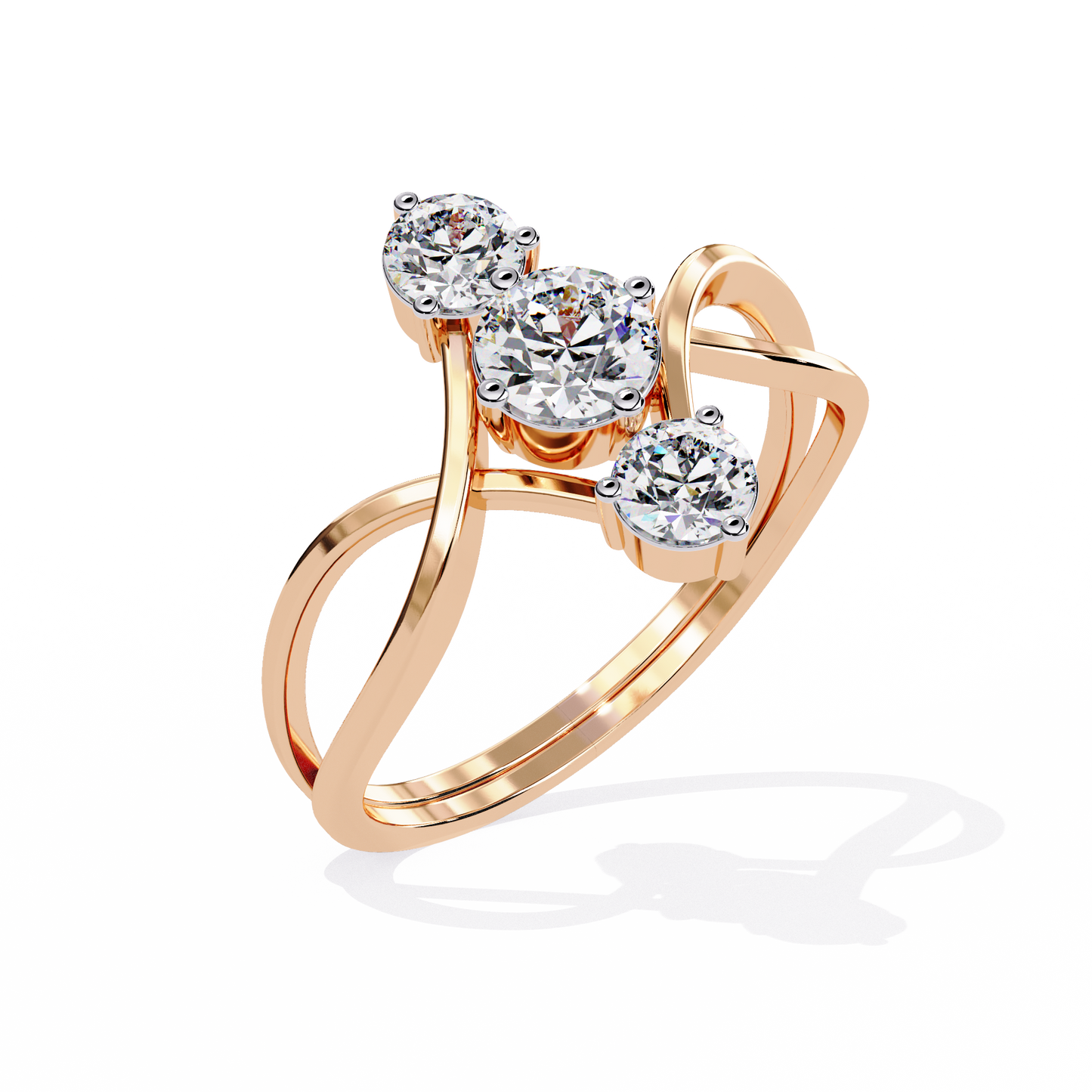 Celeste Trio Diamond Ring
