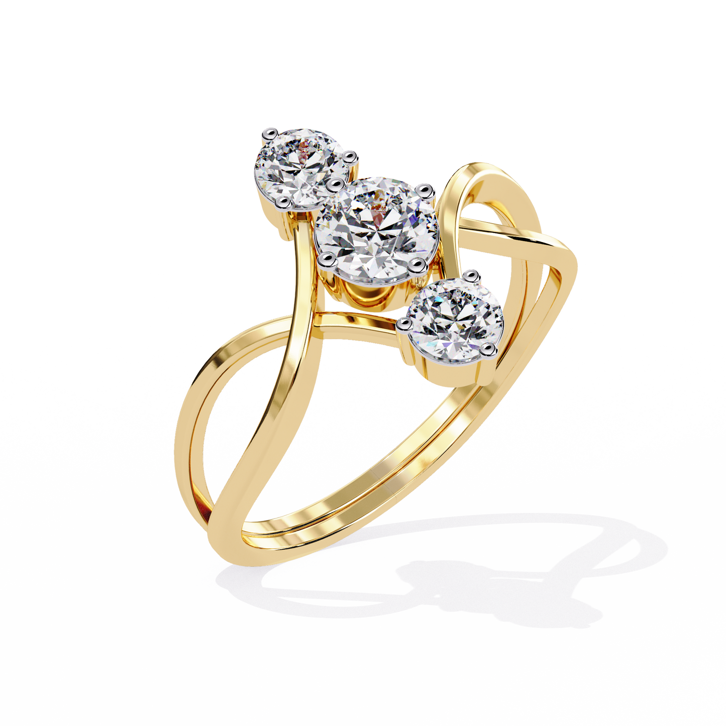 Celeste Trio Diamond Ring