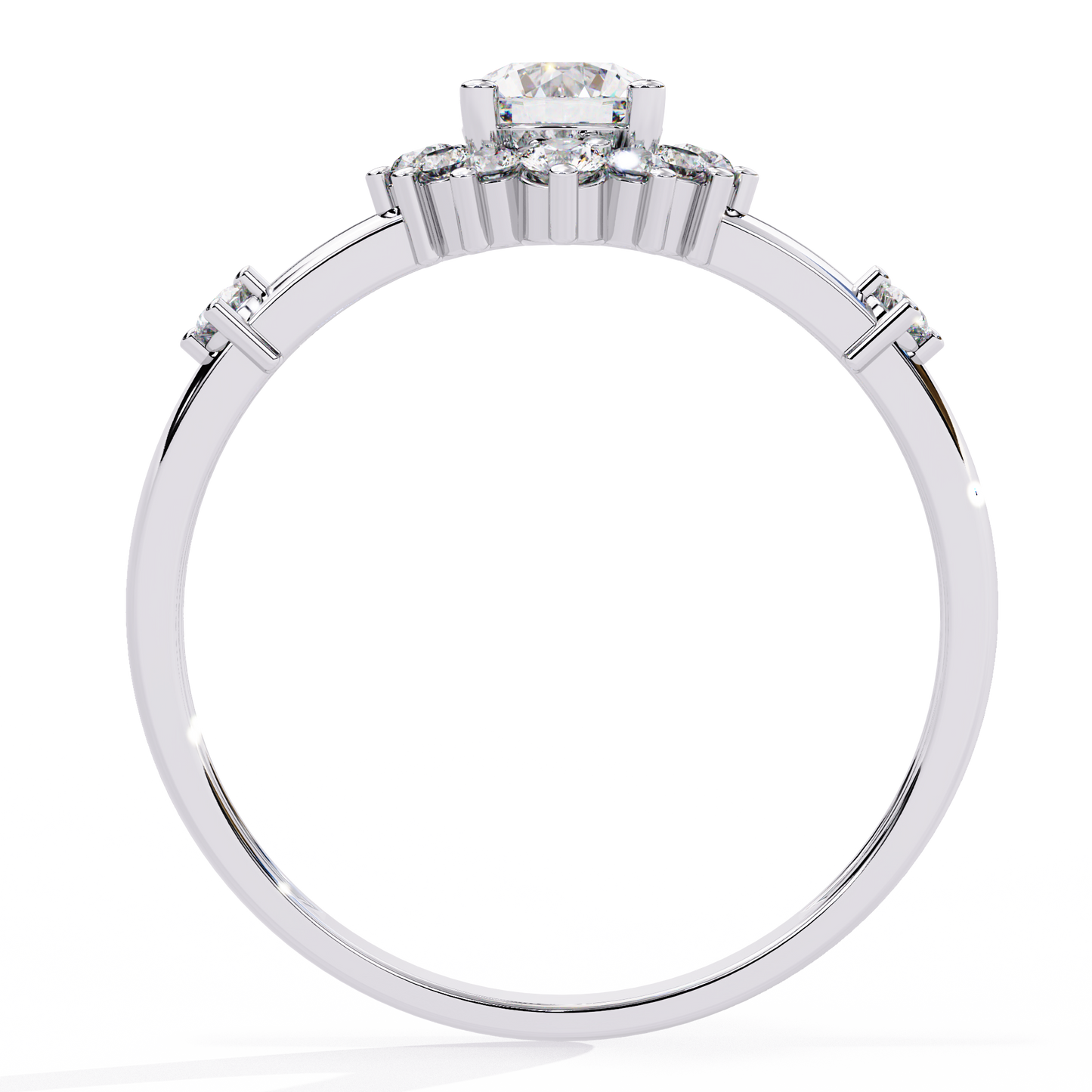 Sunburst Éclat Solitaire RIng