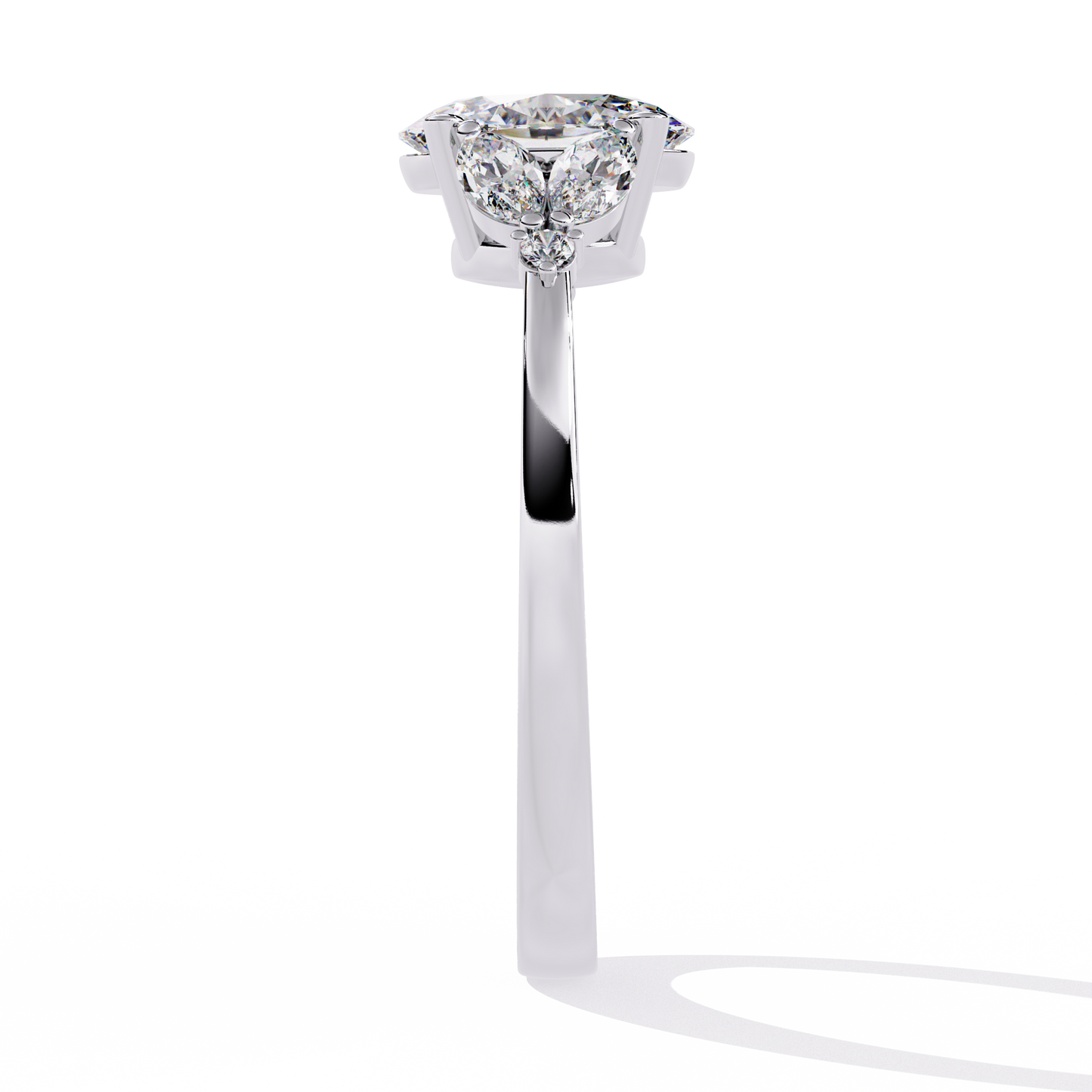 Regalia Rose Solitaire Ring
