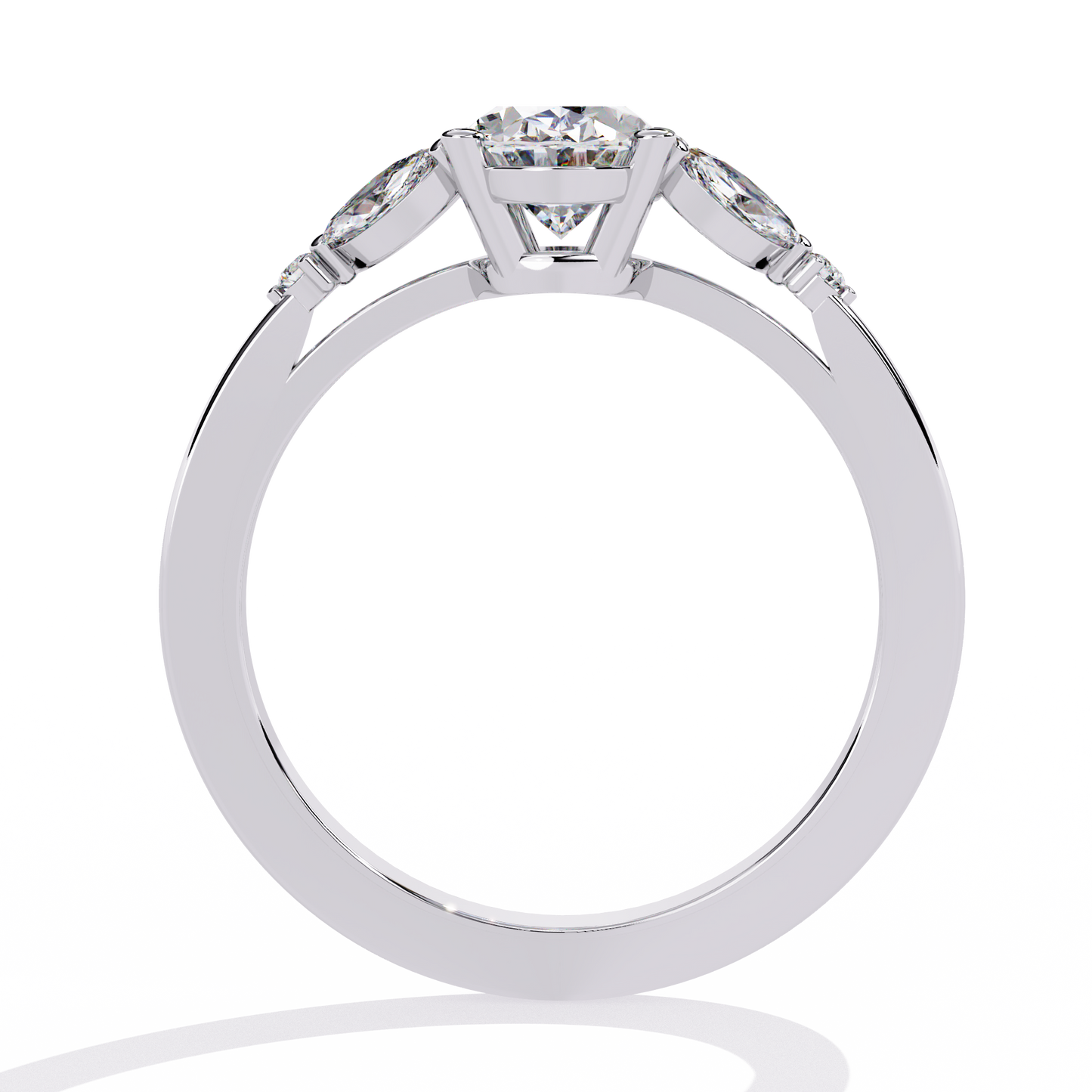Regalia Rose Solitaire Ring