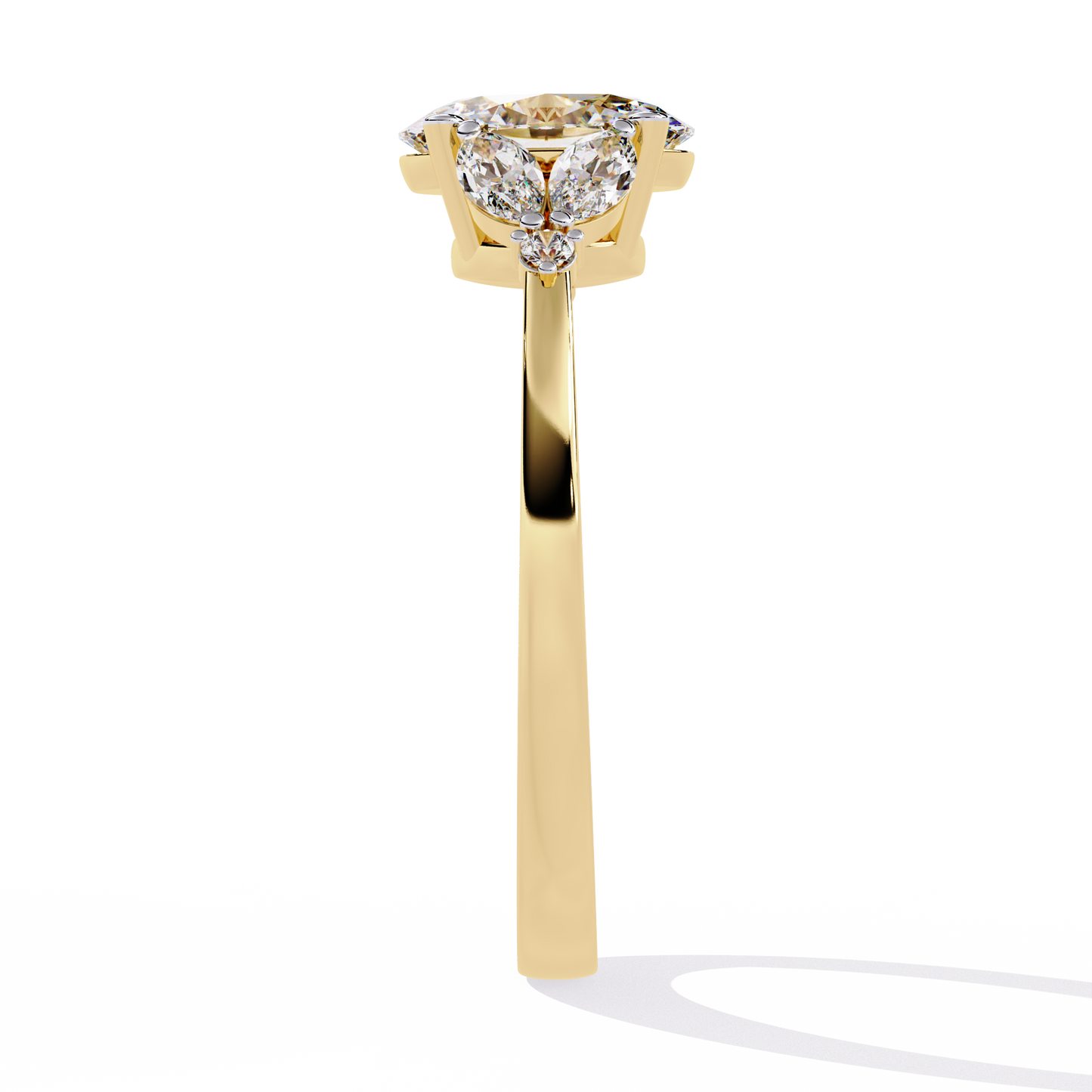 Regalia Rose Solitaire Ring