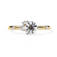 Vespera Glint Solitaire ring