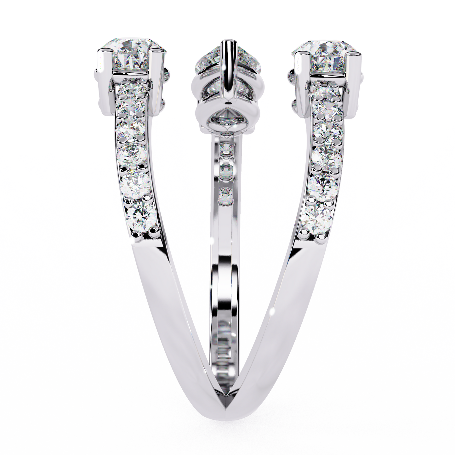 Queen’s Whisper Diamond Ring