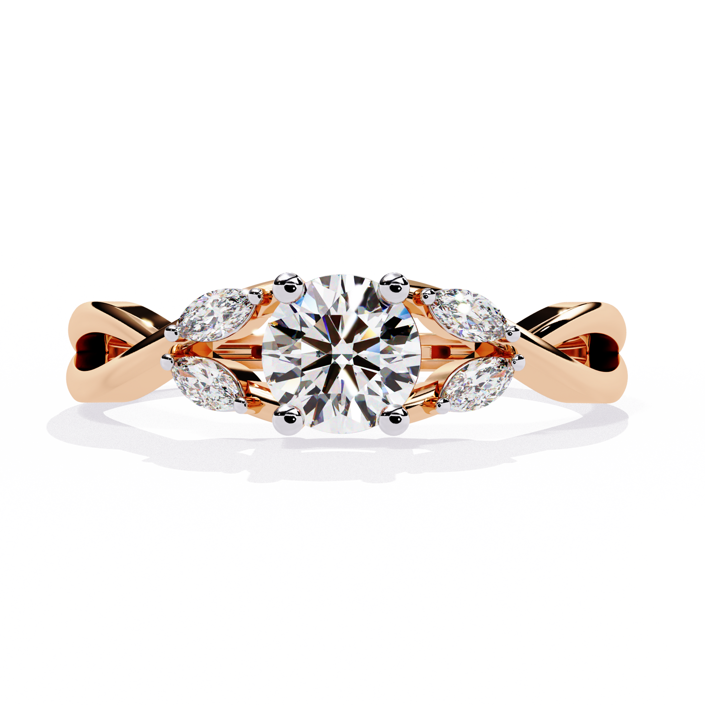 Regal Fusion Solitaire Diamond Ring