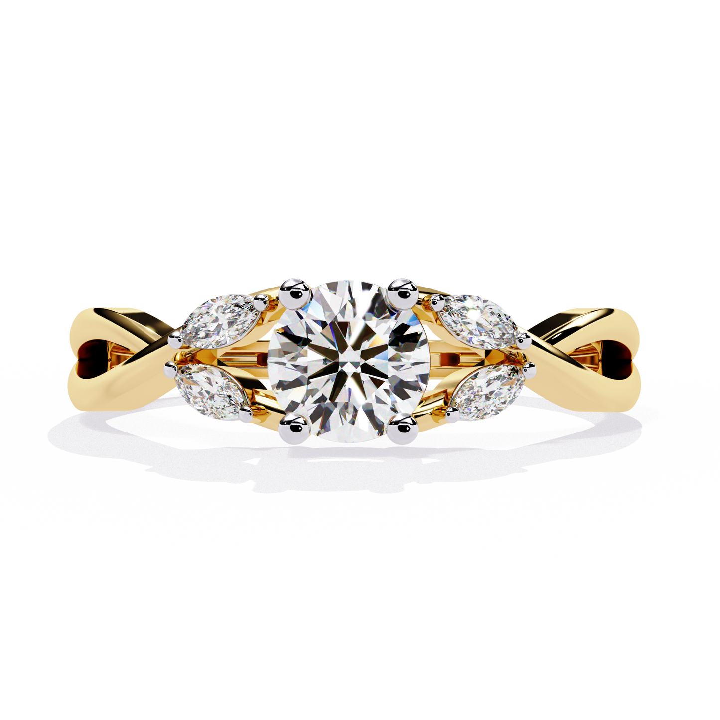 Regal Fusion Solitaire Diamond Ring