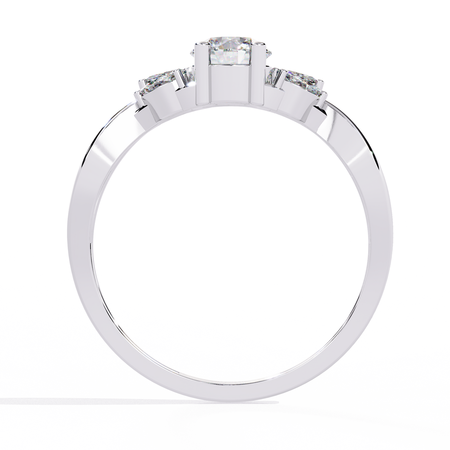 Regal Fusion Solitaire Diamond Ring