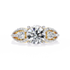 Soleil Majesté Solitaire Diamond Ring