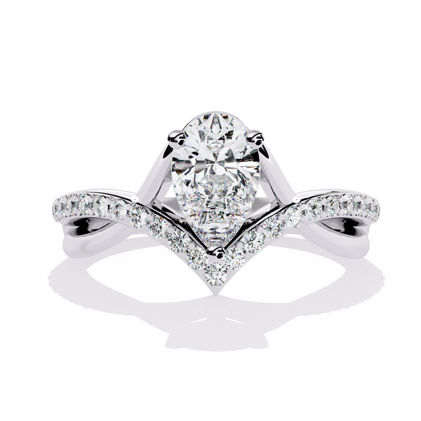 Luminara Solitaire Diamond Ring