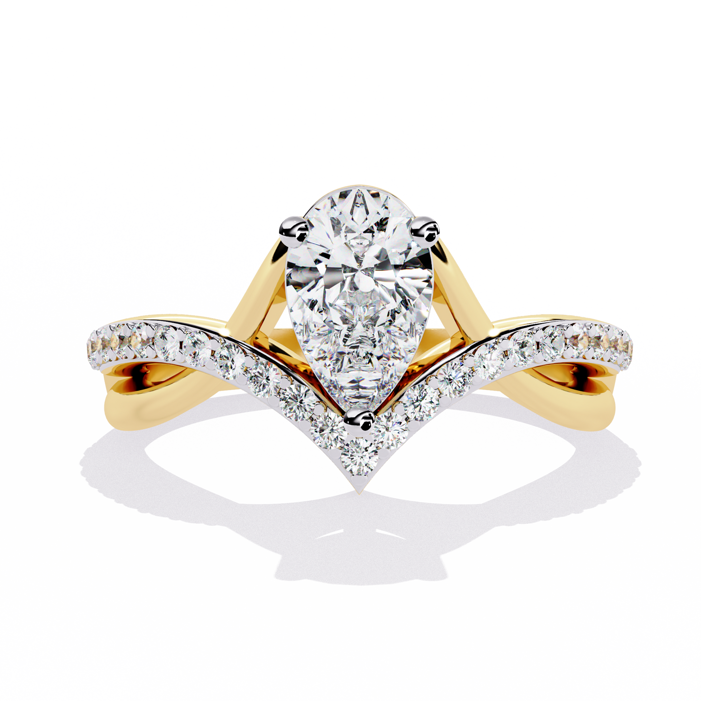 Luminara Solitaire Diamond Ring