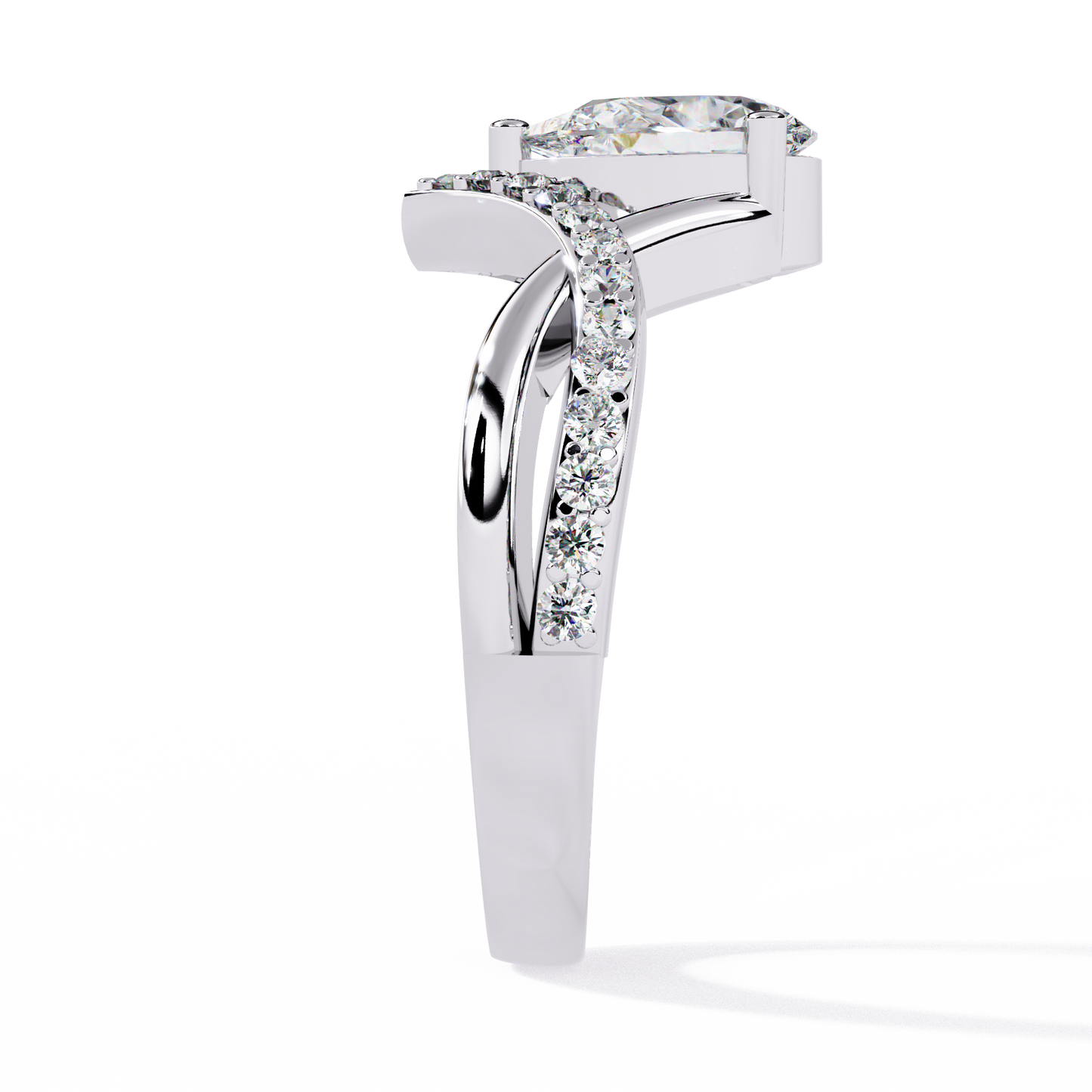 Luminara Solitaire Diamond Ring