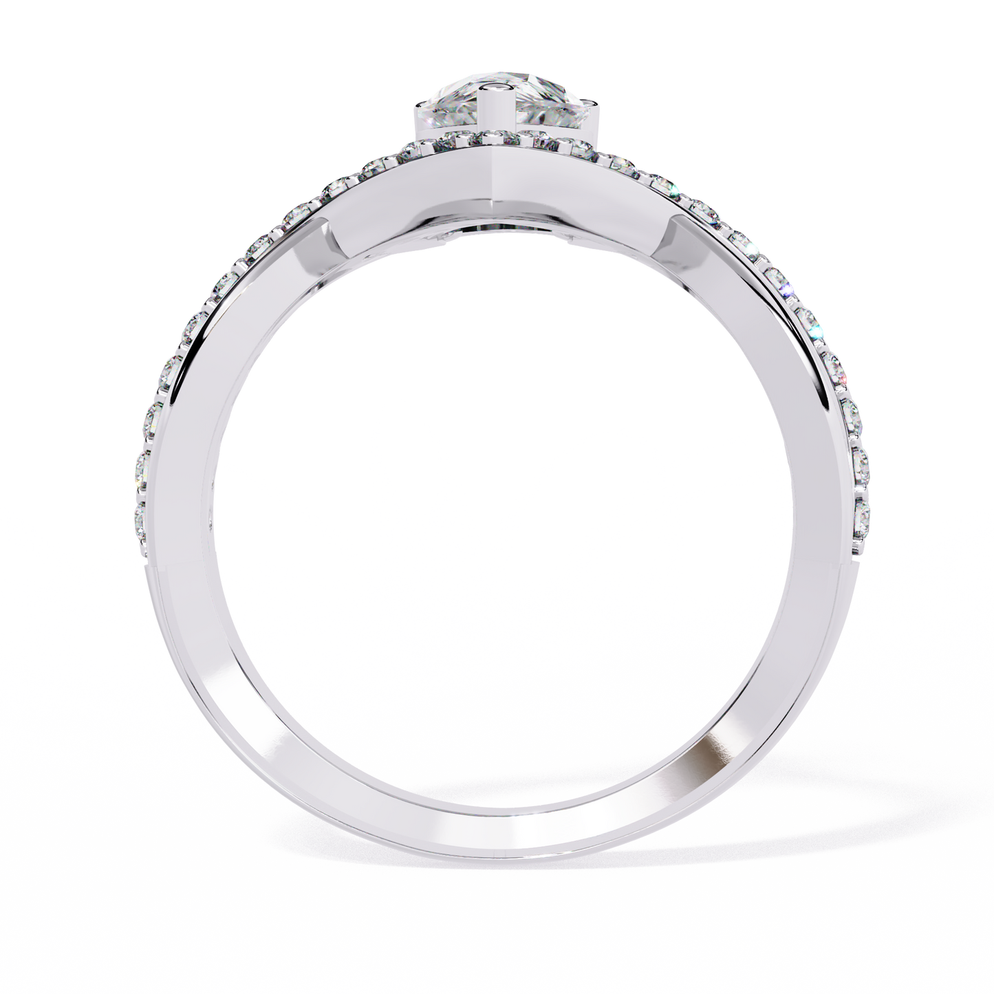Luminara Solitaire Diamond Ring