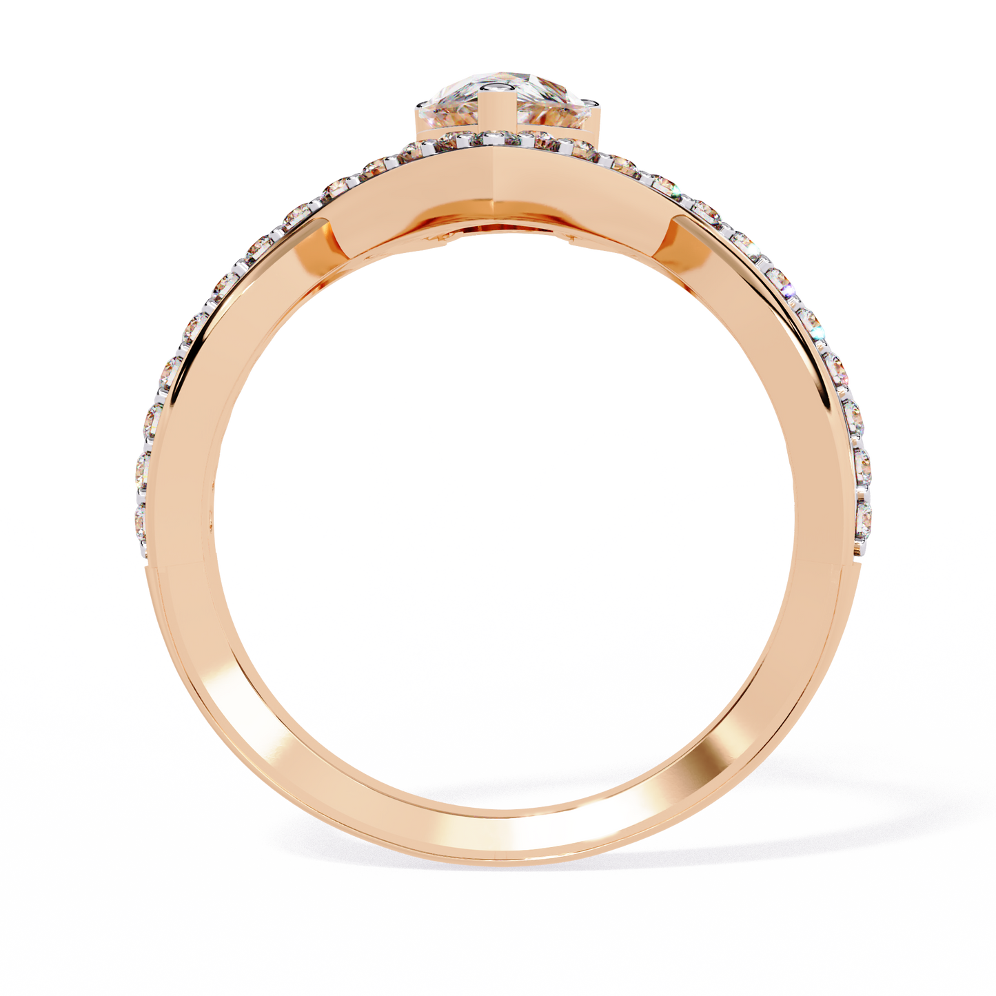 Luminara Solitaire Diamond Ring