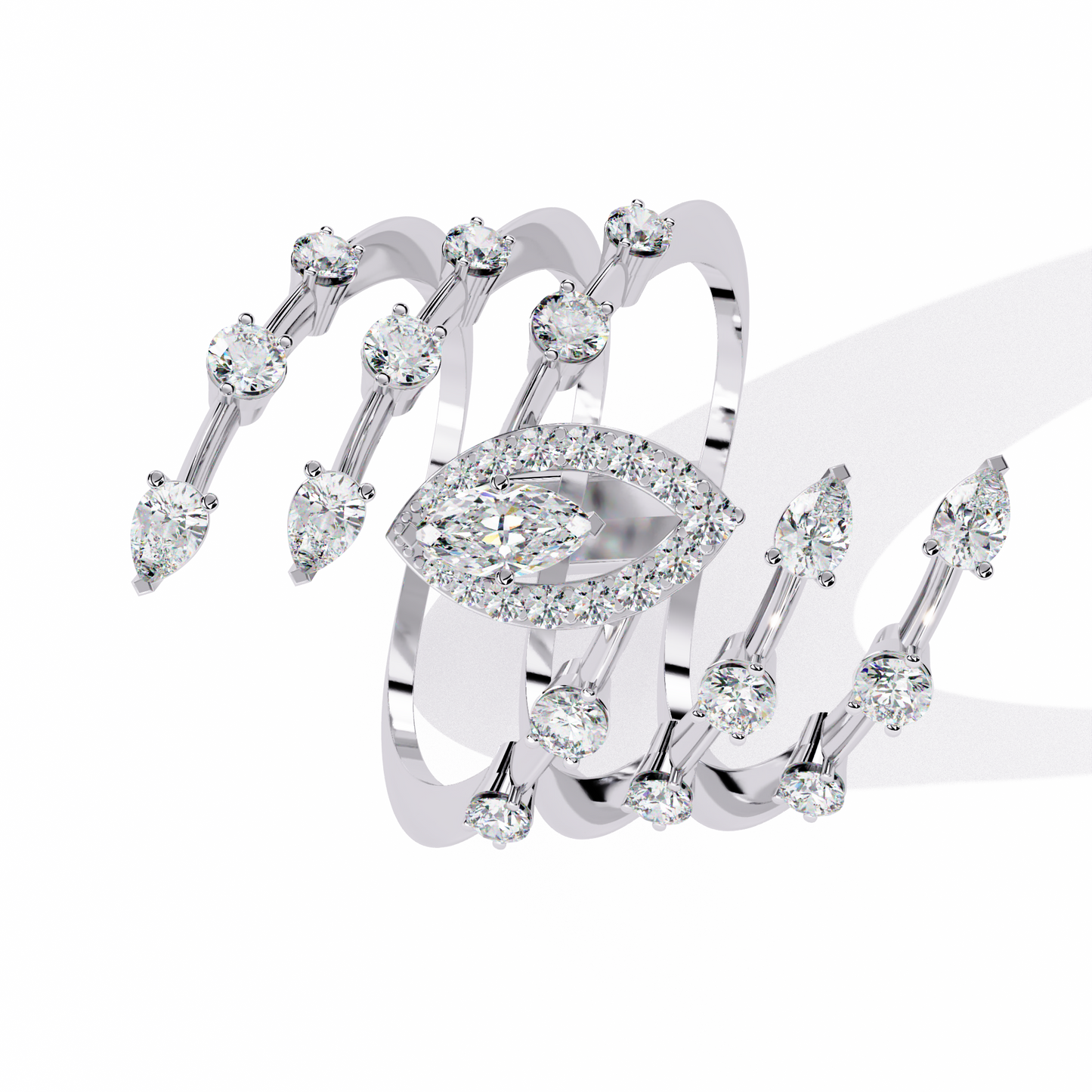 Eternal Flame Diamond Ring