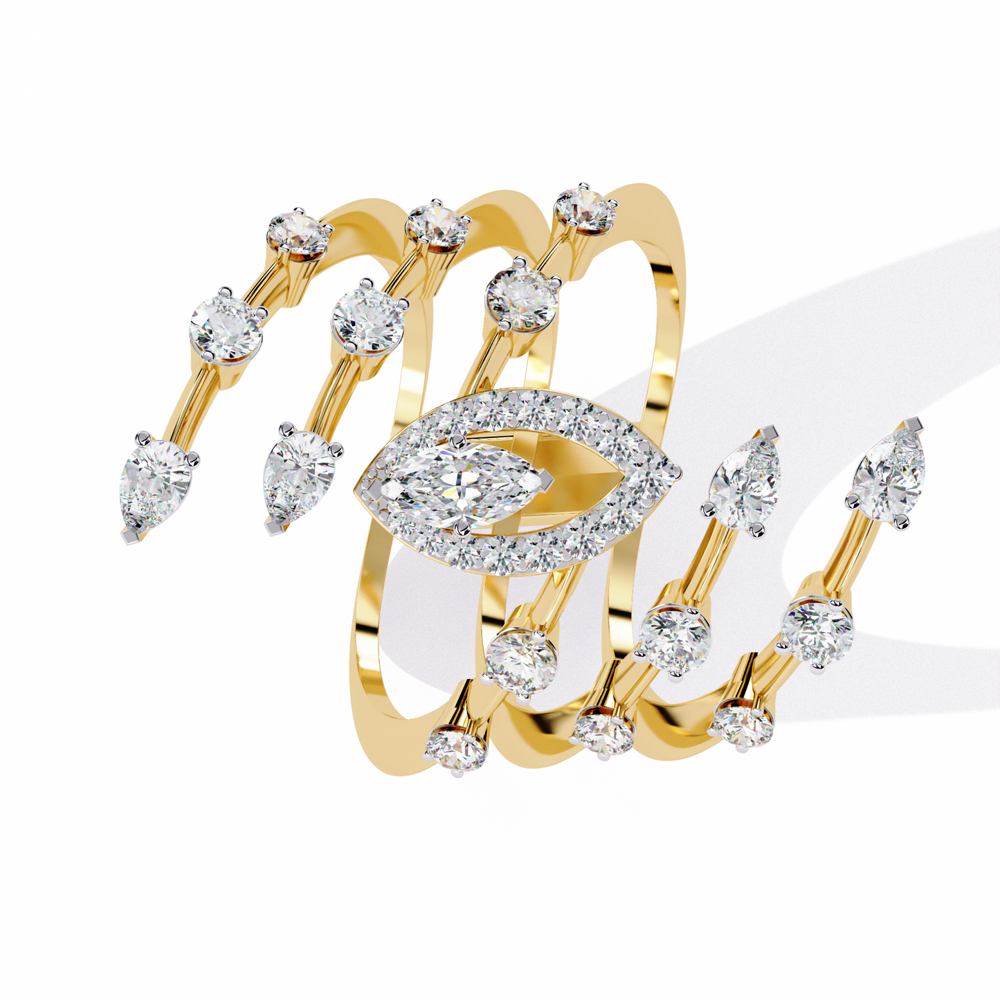 Eternal Flame Diamond Ring
