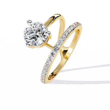 Amore Eterno Solitaire Diamond Ring