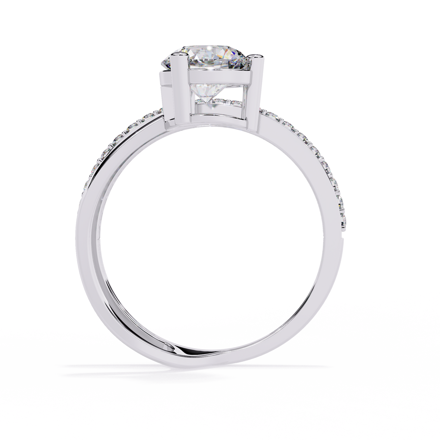 Amore Eterno Solitaire Diamond Ring